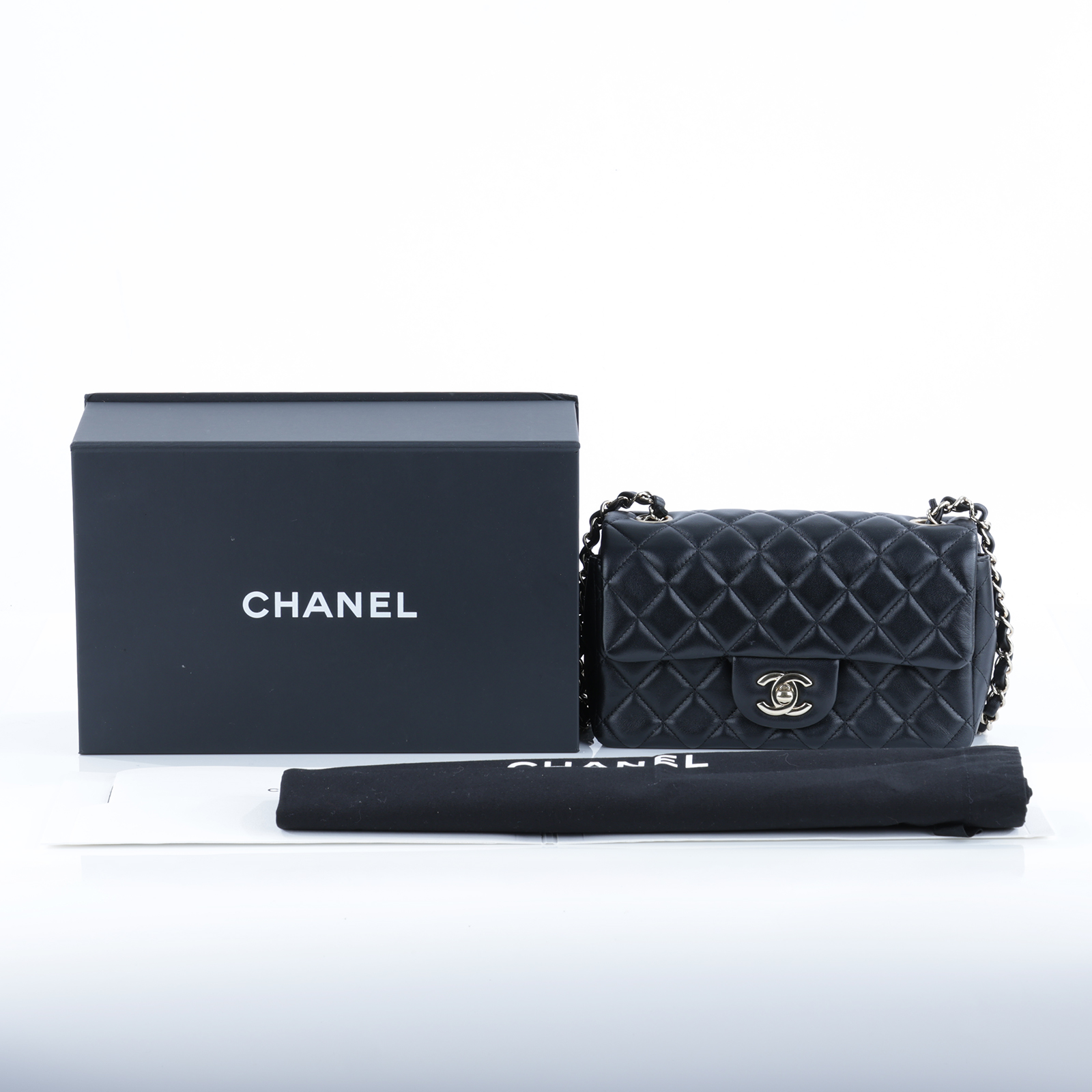 香奈兒 CHANEL CF 迷你 口蓋包 A69900 晶片款 黑羊COCO20 防塵袋/原廠盒子