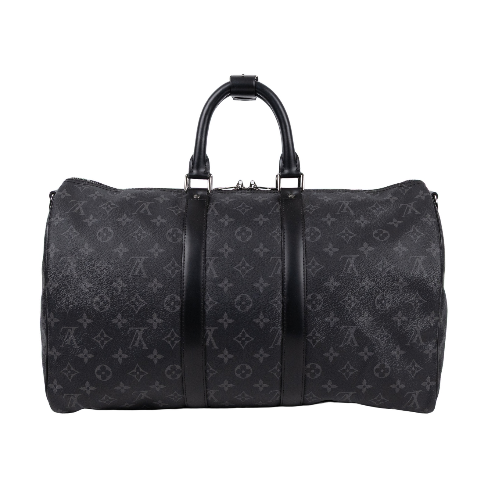 路易威登 LOUIS VUITTON Keepall Bandoulière 45 Eclipse帆布 波士頓包  旅行袋 M40569  防塵袋/行李吊牌/背袋