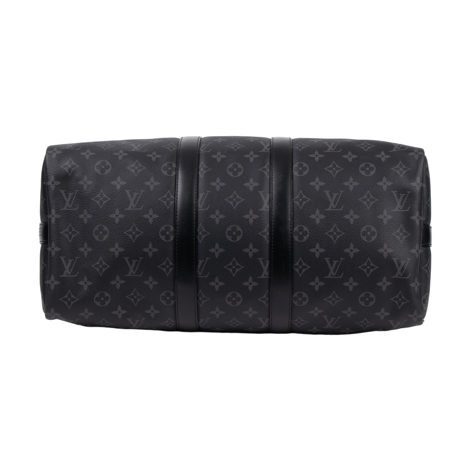 路易威登 LOUIS VUITTON Keepall Bandoulière 45 Eclipse帆布 波士頓包  旅行袋 M40569  防塵袋/行李吊牌/背袋