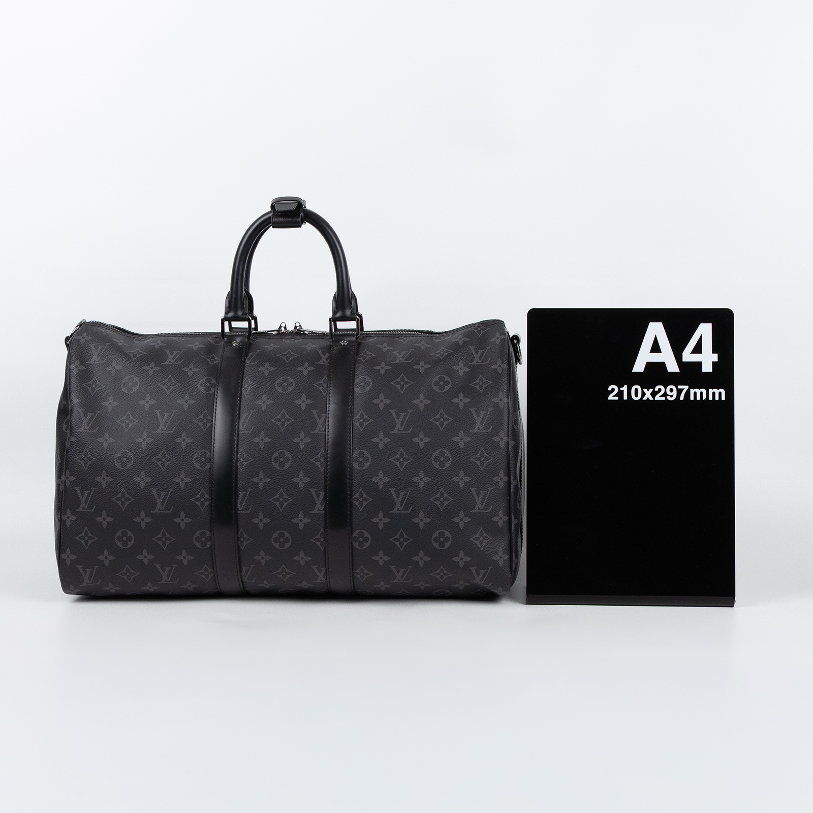 路易威登 LOUIS VUITTON Keepall Bandoulière 45 Eclipse帆布 波士頓包  旅行袋 M40569  防塵袋/行李吊牌/背袋