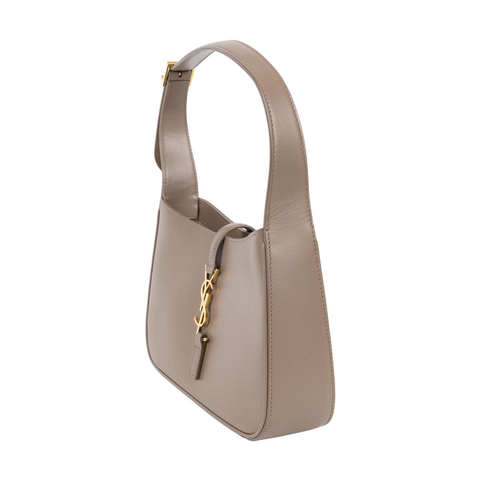 聖羅蘭 YSL SAINT LAURENT LE 5 À 7 滑面皮革 HOBO 手袋 手提包 6572282R20W 奶茶LE 5 Á 7 HOBO 防塵袋