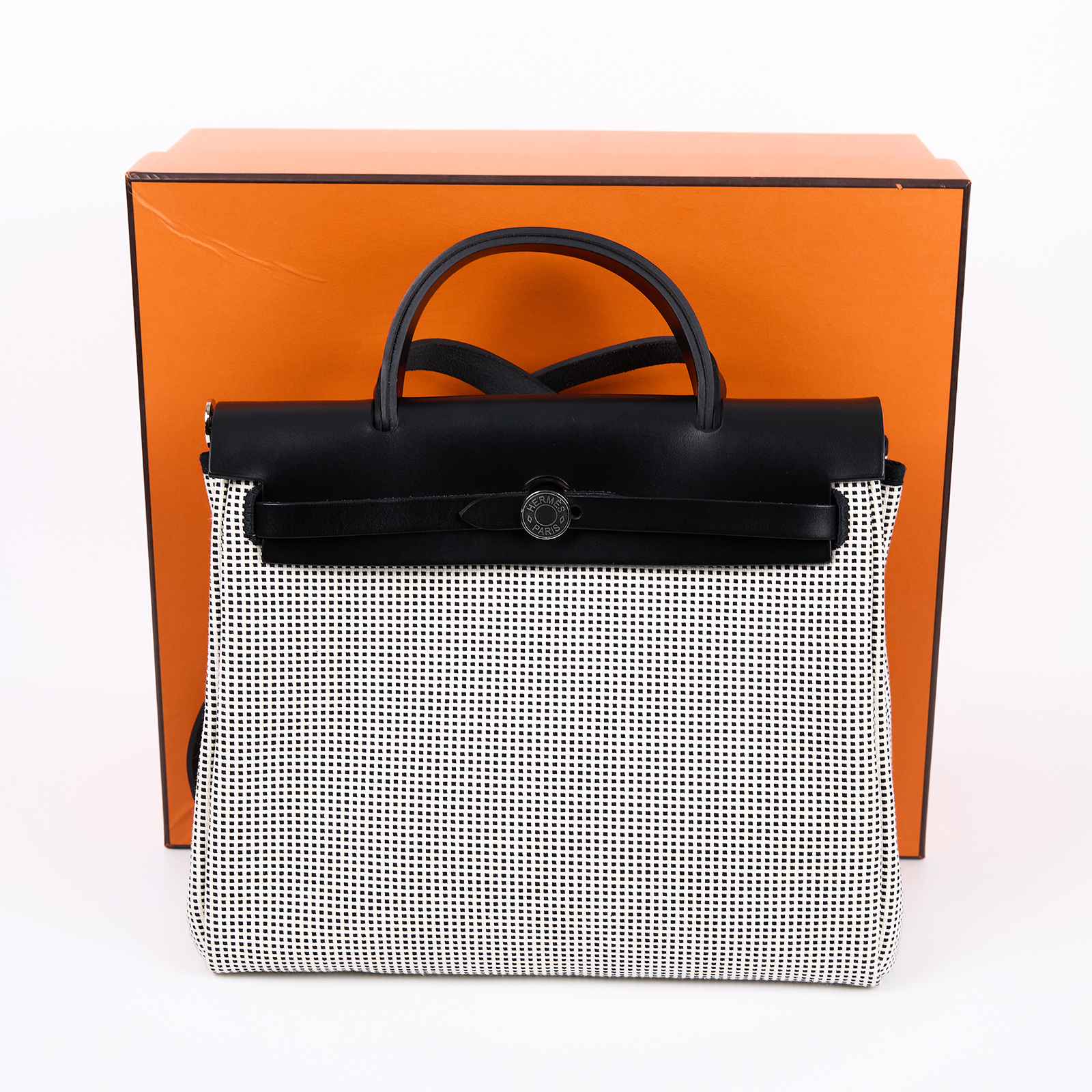愛馬仕 Hermes Herbag Zip 31 銀色五金 黑色 H082926CKAA /B MN 003 KD  原廠盒子/國外購買證明/鎖組/內袋