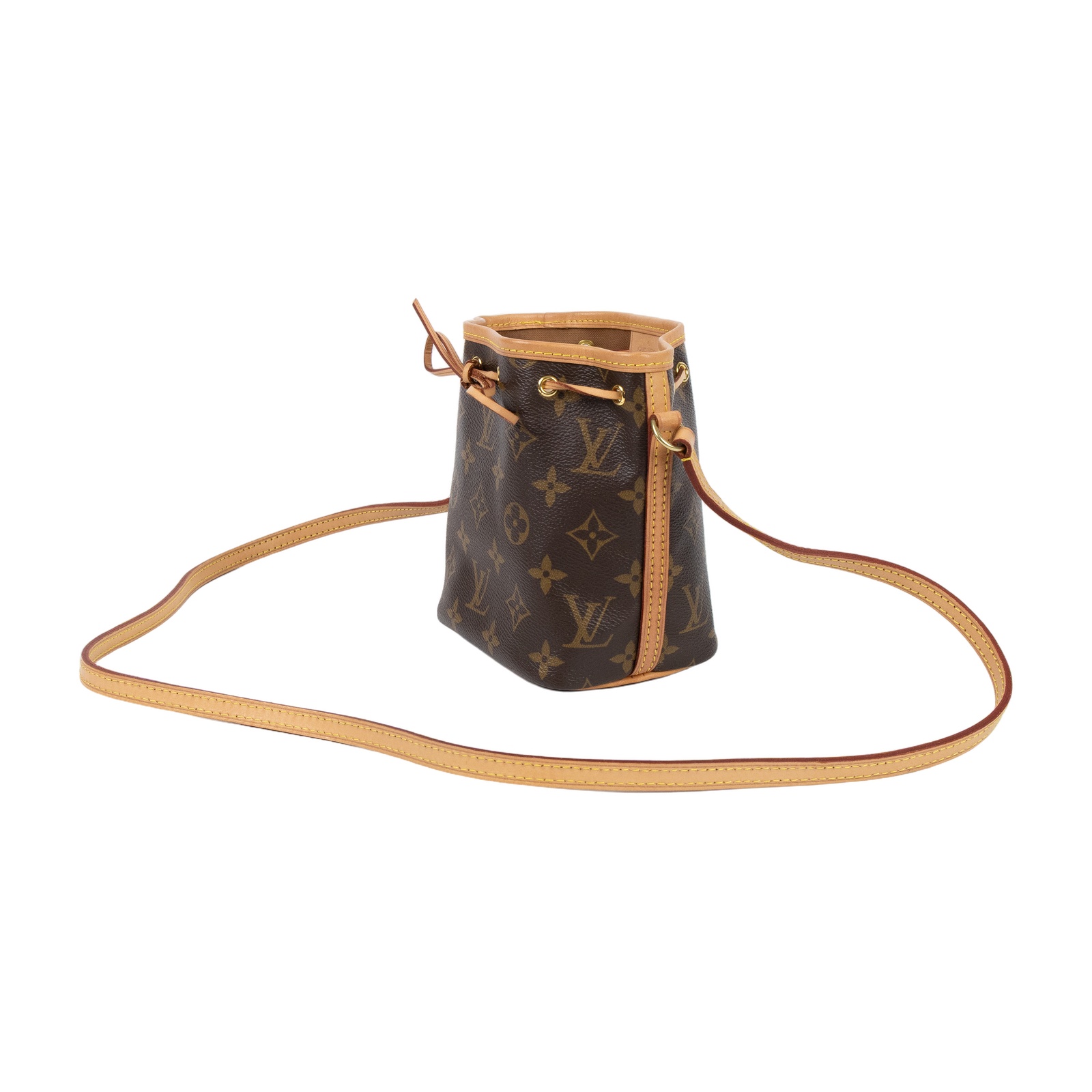 路易威登 LOUIS VUITTON Nano Noé 舊款 束口水桶包 M41346 原花NANO NOE舊版 防塵袋