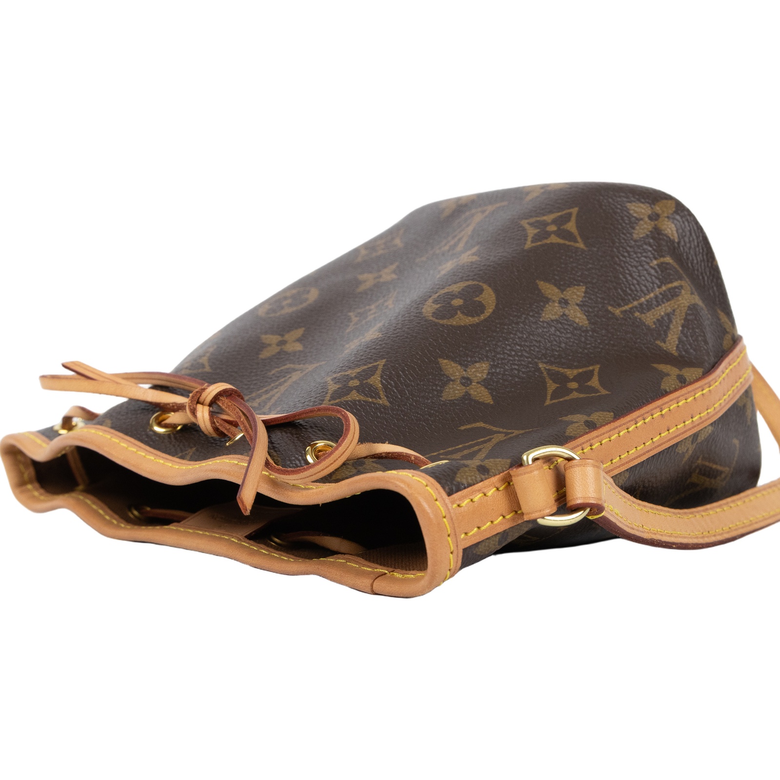 路易威登 LOUIS VUITTON Nano Noé 舊款 束口水桶包 M41346 原花NANO NOE舊版 防塵袋
