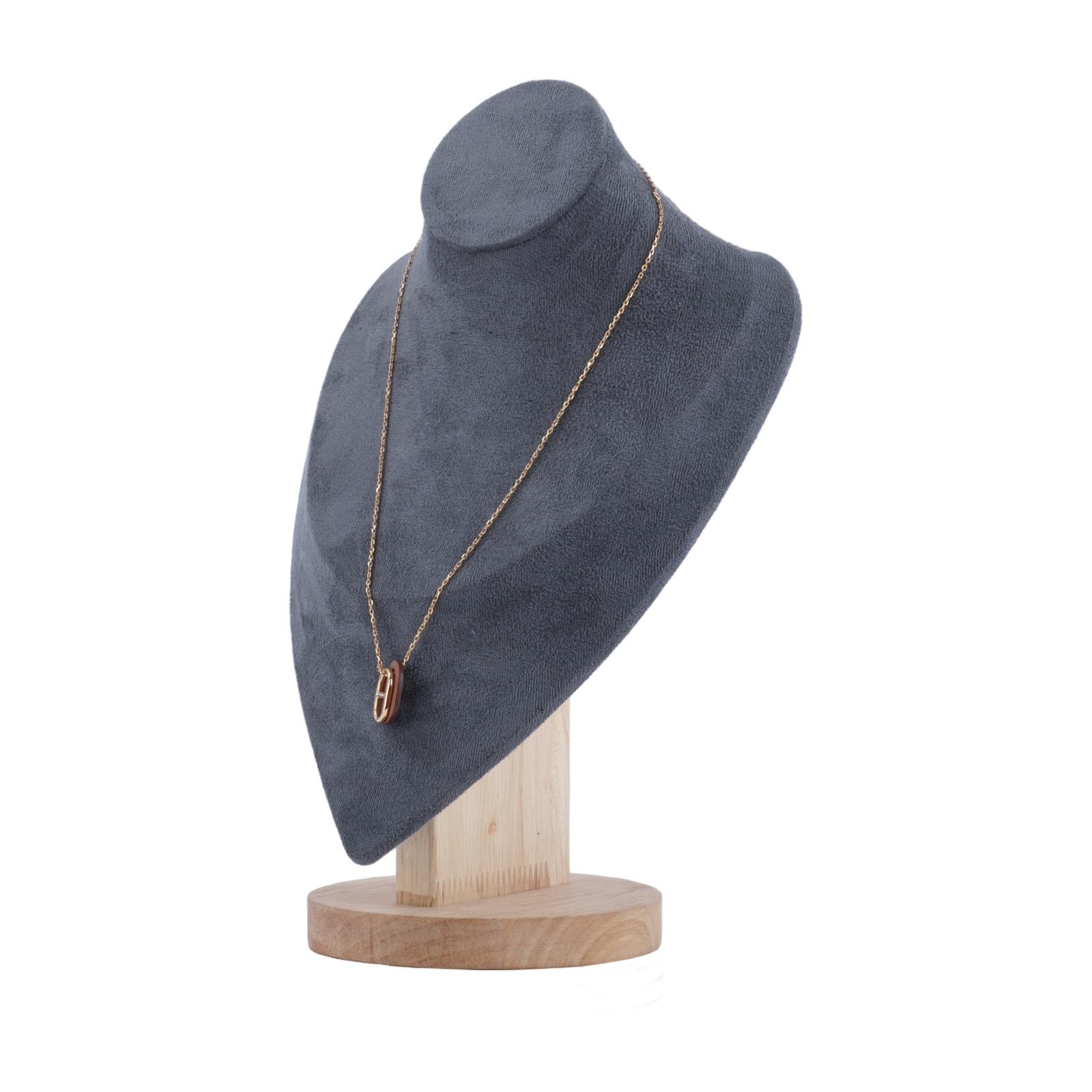 愛馬仕 Hermes OMaillon Chaine dAncre 吊墜 H079528CC18 JA 12 10 金棕OMAILLON豬鼻項鍊 原廠盒子
