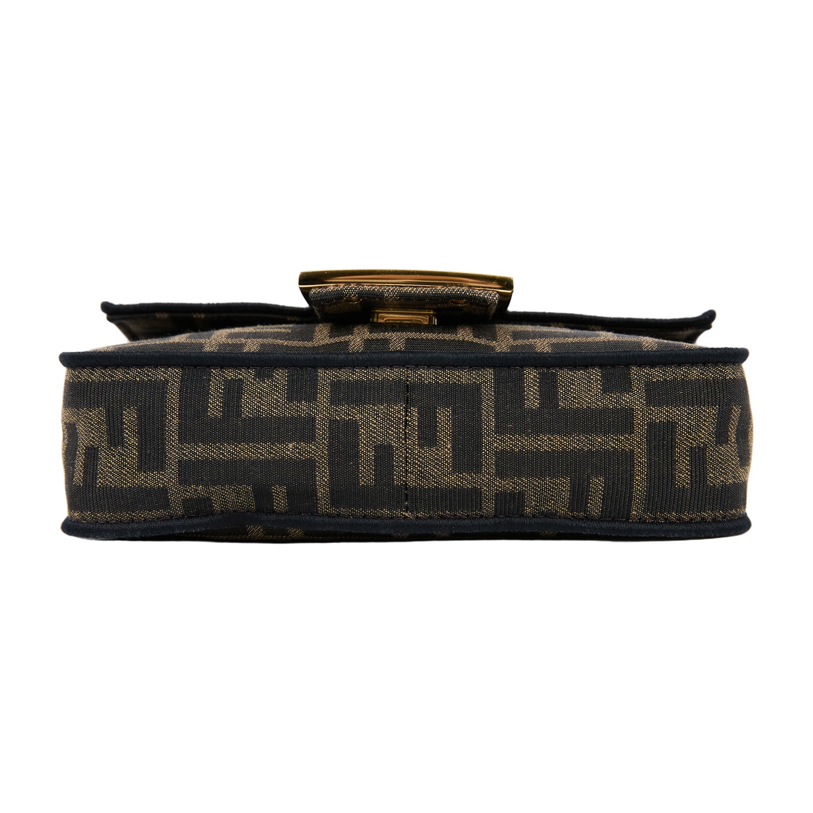 芬迪 FENDI Baguette  8BS017A6V5 棕FF迷你法棍包 防塵袋/背帶