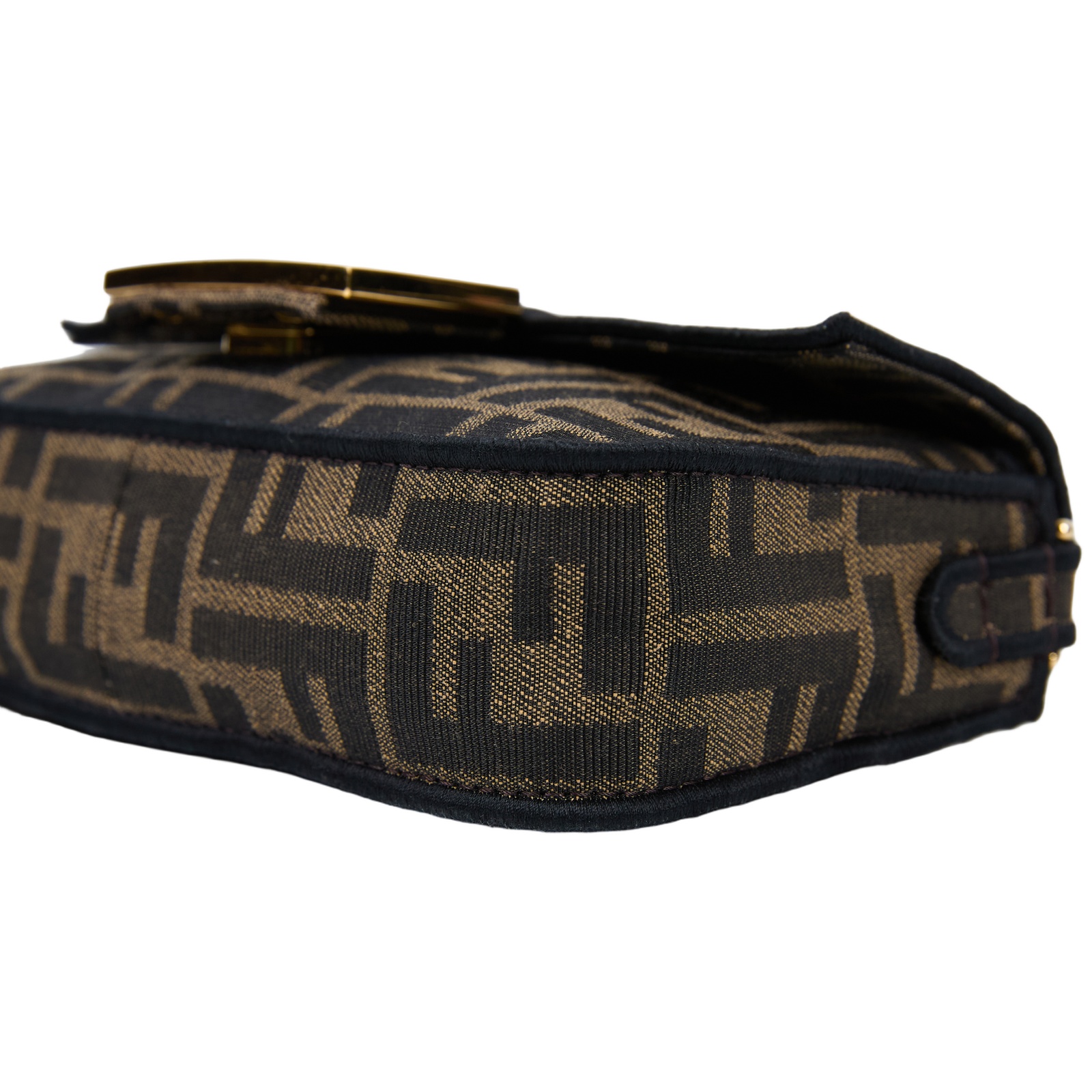 芬迪 FENDI Baguette  8BS017A6V5 棕FF迷你法棍包 防塵袋/背帶