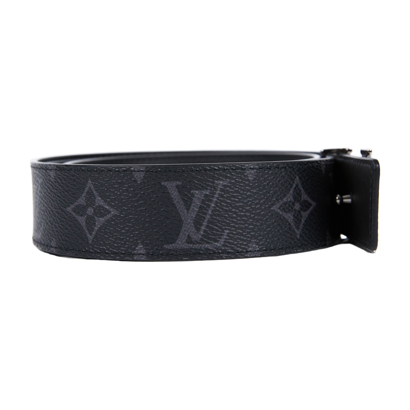 路易威登 LOUIS VUITTON LV Initiales 35毫米 皮帶 M4484V 黑原花皮帶 原廠盒子/防塵袋