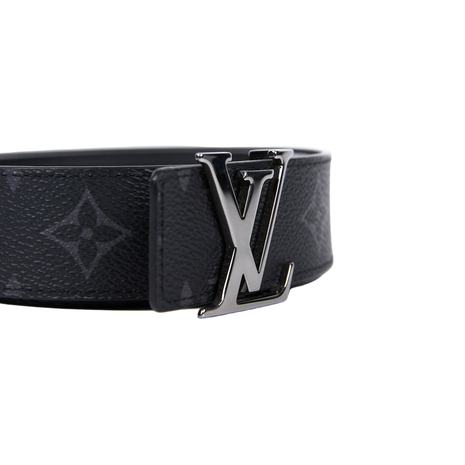 路易威登 LOUIS VUITTON LV Initiales 35毫米 皮帶 M4484V 黑原花皮帶 原廠盒子/防塵袋