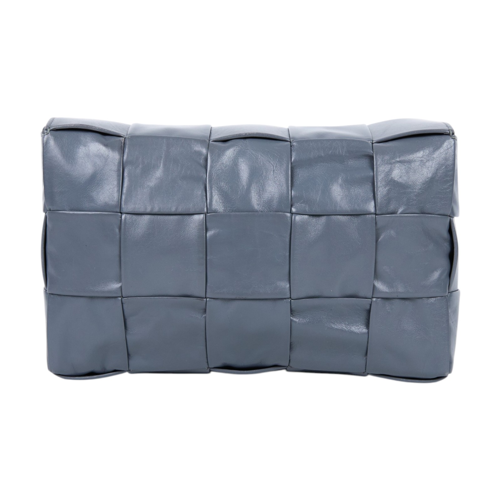 寶緹嘉 BOTTEGA VENETA Cassette 肩背包 斜背包 667298VCQ71 灰油蠟CASSETTE5x3 防塵袋