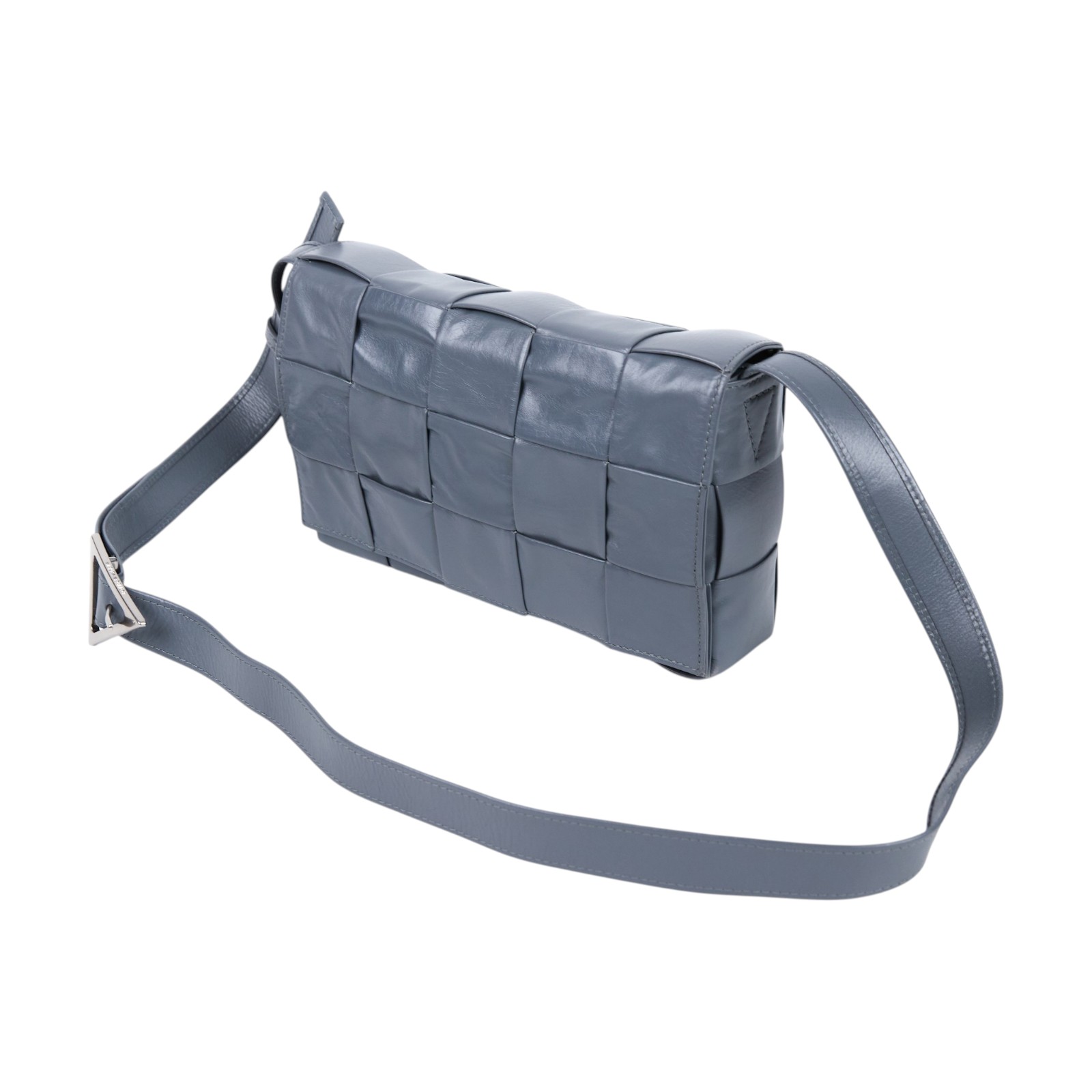 寶緹嘉 BOTTEGA VENETA Cassette 肩背包 斜背包 667298VCQ71 灰油蠟CASSETTE5x3 防塵袋