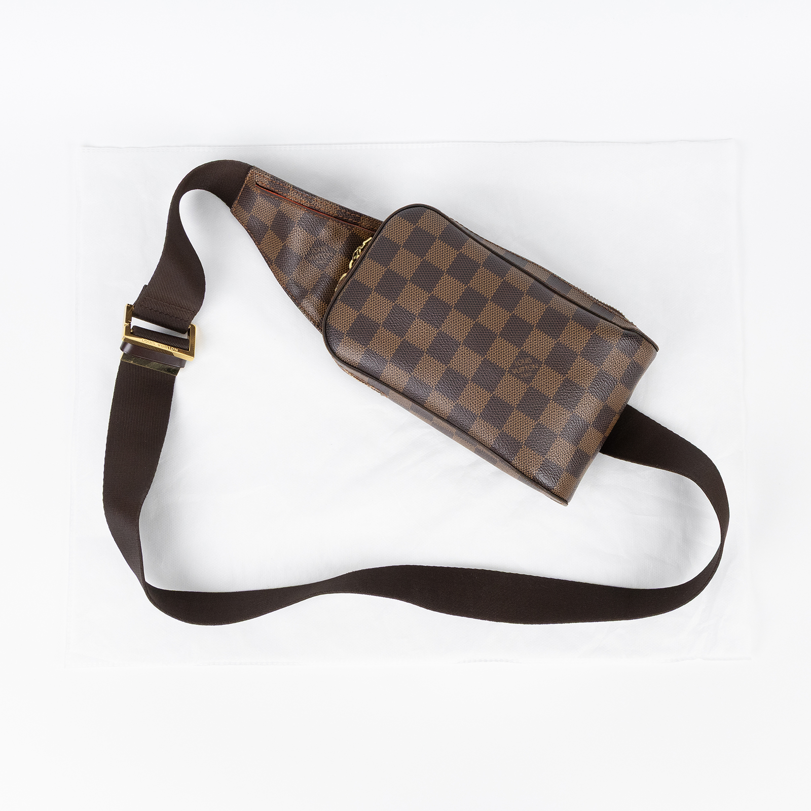路易威登 LOUIS VUITTON Geronimos 胸口包 斜背包 N51994 棋盤格單肩包 無附屬品