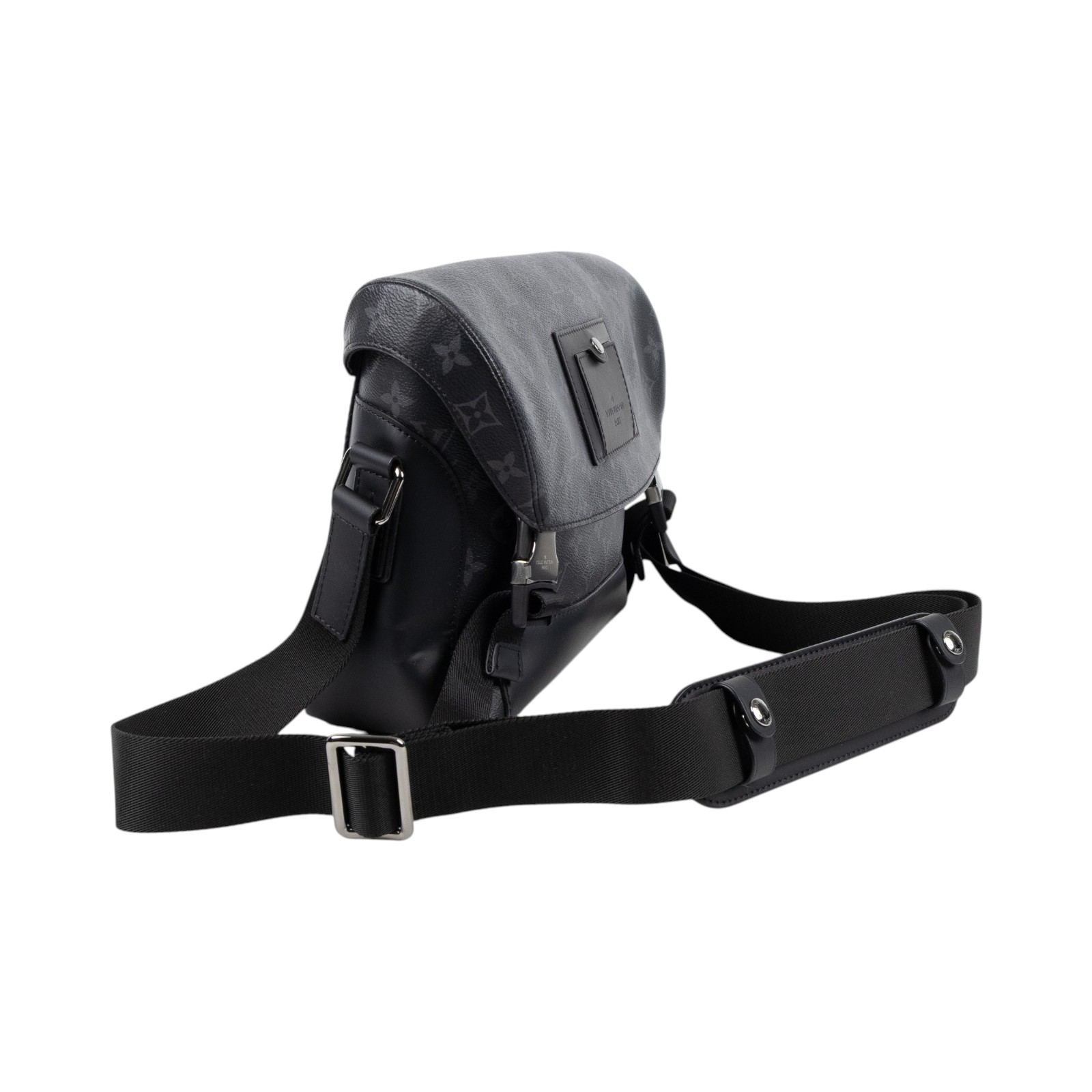 路易威登 LOUIS VUITTON Messenger PM Voyager Eclipse帆布 肩背 郵差包 黑色 M40511  防塵袋