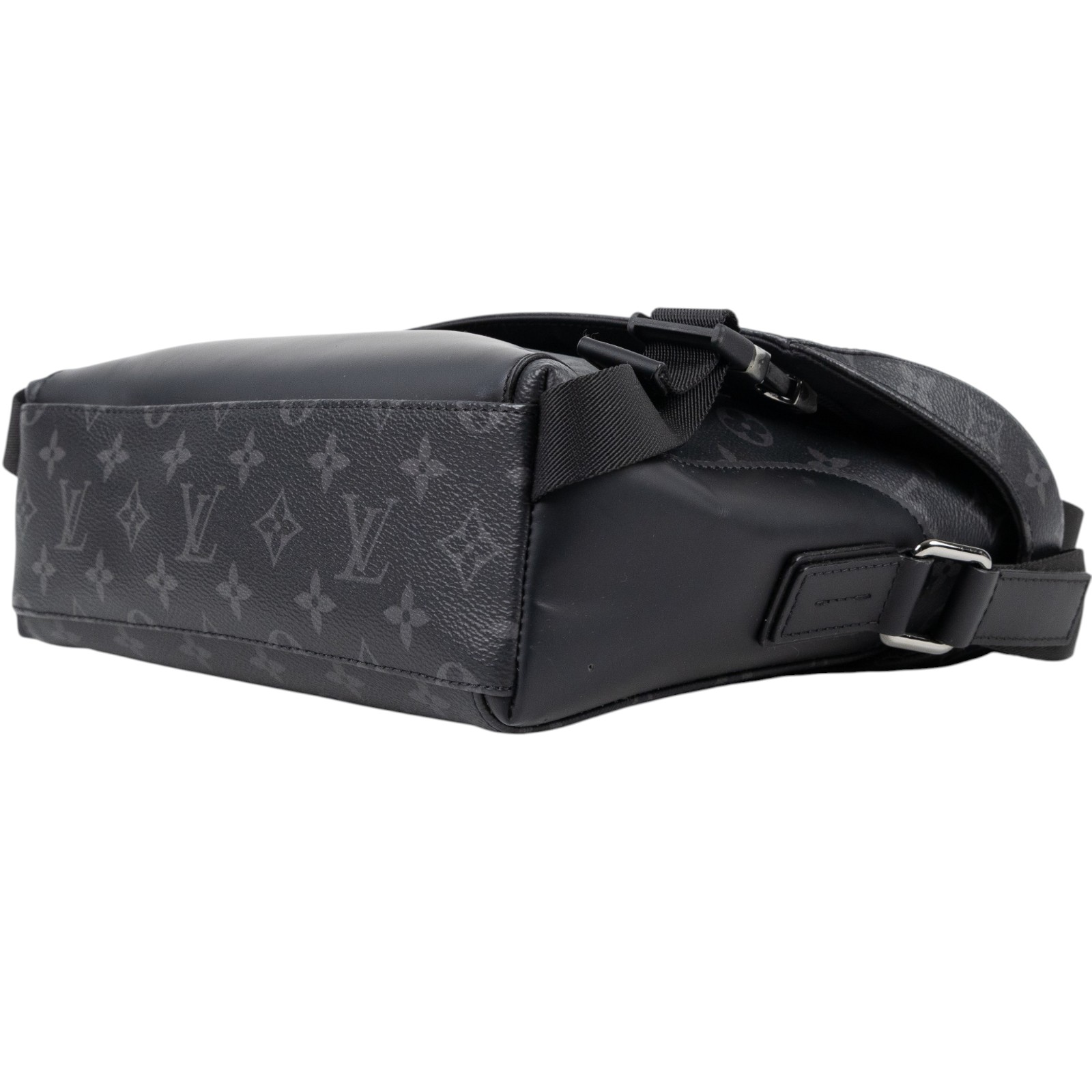 路易威登 LOUIS VUITTON Messenger PM Voyager Eclipse帆布 肩背 郵差包 黑色 M40511  防塵袋