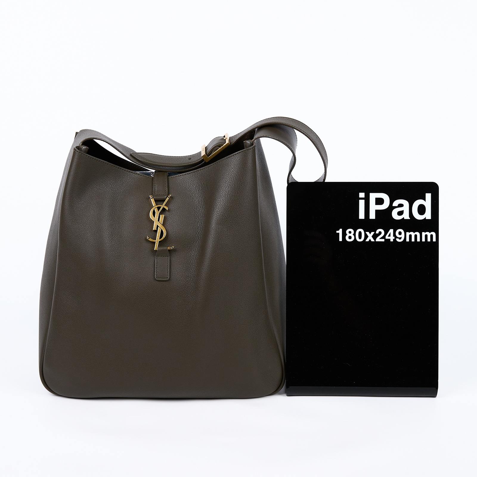 聖羅蘭 YSL SAINT LAURENT LE 5 À 7 滑面皮革 柔軟 大型 手袋 手提 肩背包 753837AAAUQ  無附屬品