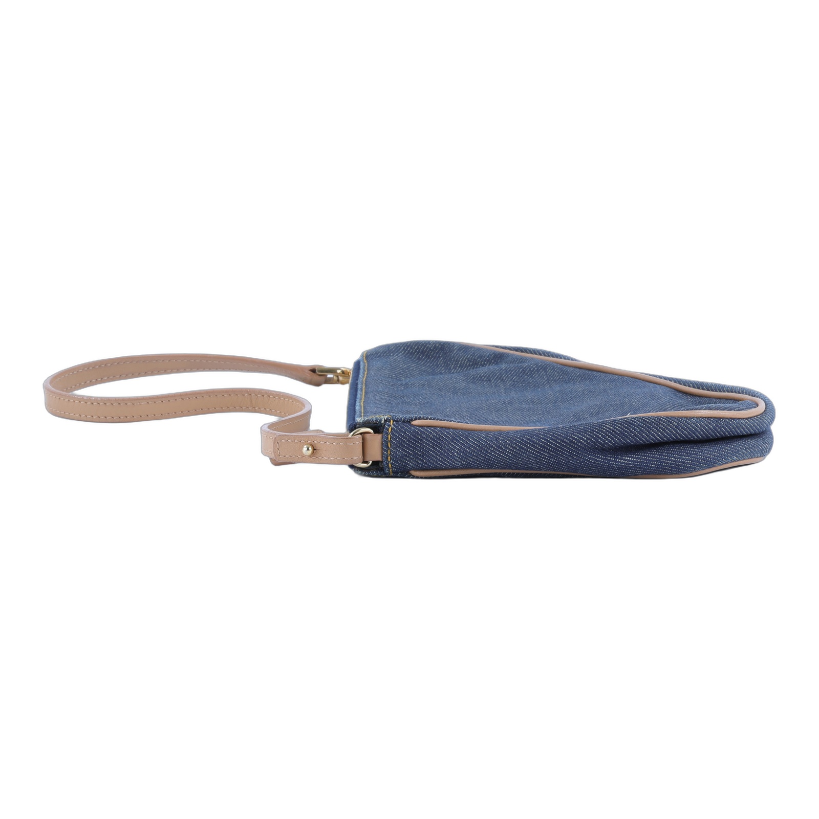 迪奧 CHRISTIAN DIOR Mini Saddle Bag 迷你 手提包 馬鞍包 腋下包  深單寧SADDLE腋下包 無附屬品