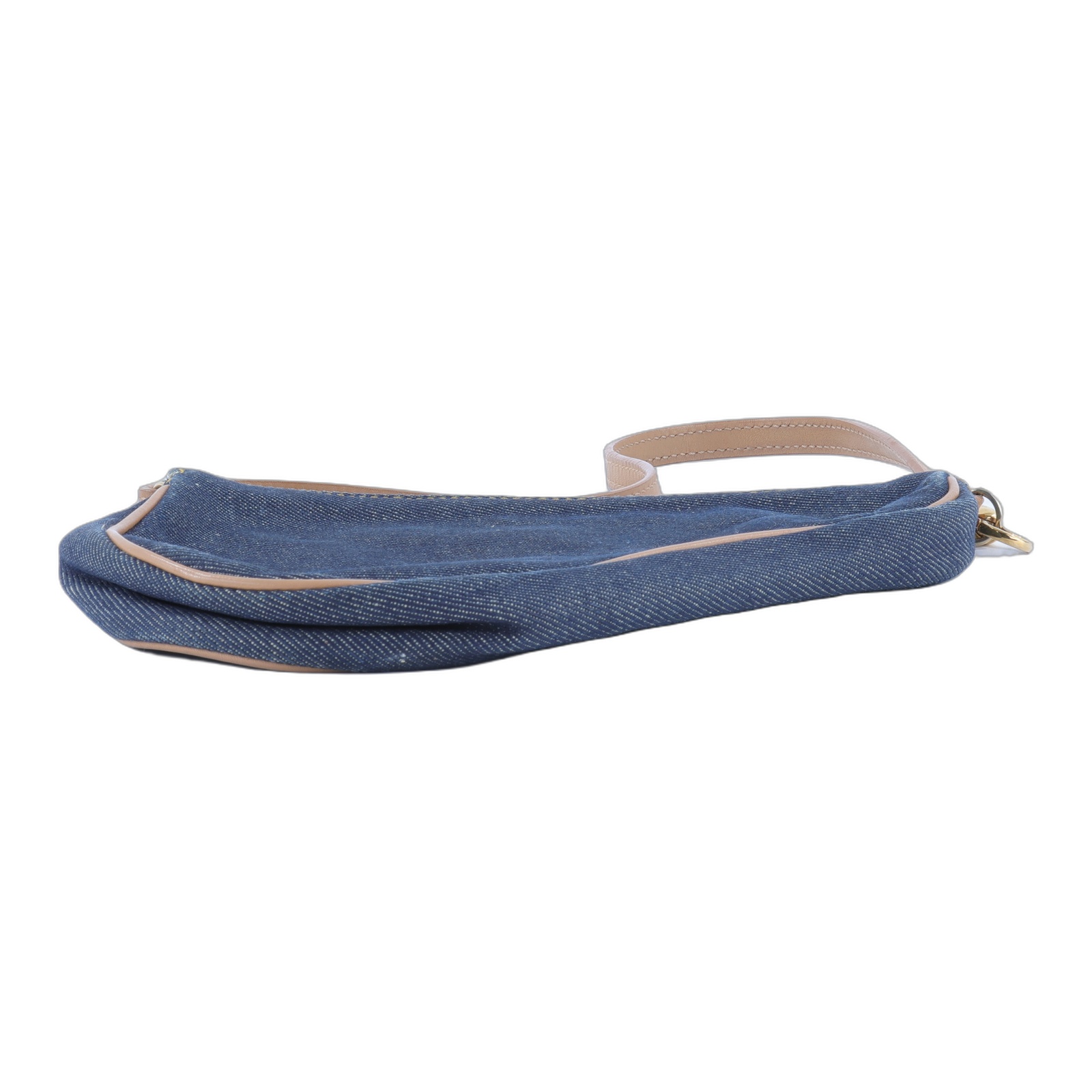 迪奧 CHRISTIAN DIOR Mini Saddle Bag 迷你 手提包 馬鞍包 腋下包  深單寧SADDLE腋下包 無附屬品
