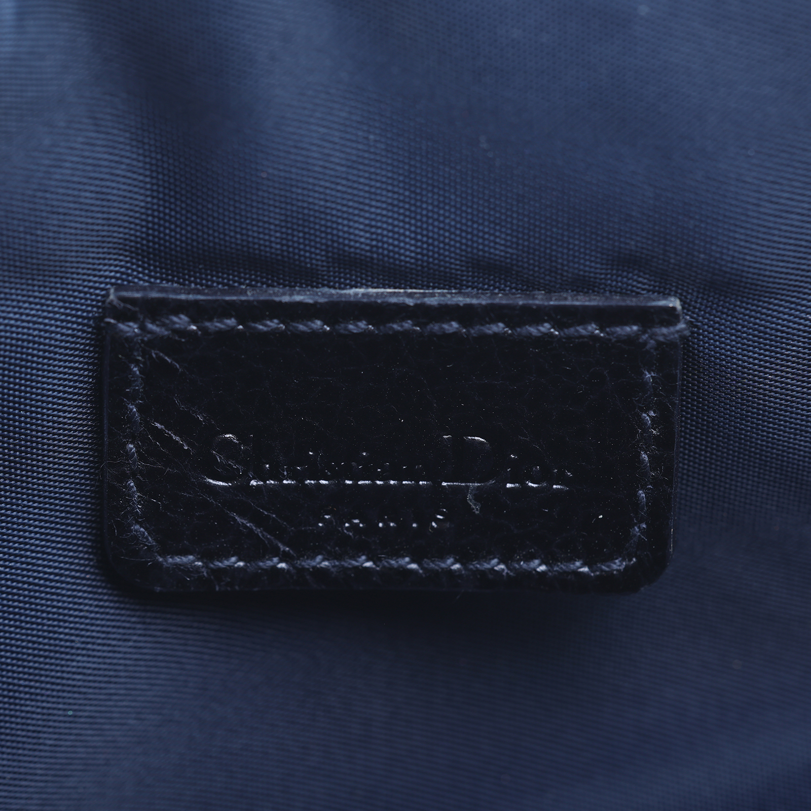 迪奧 CHRISTIAN DIOR Mini Saddle Bag 迷你 手提包 馬鞍包 腋下包  單寧緹花SADDLE腋下包 防塵袋