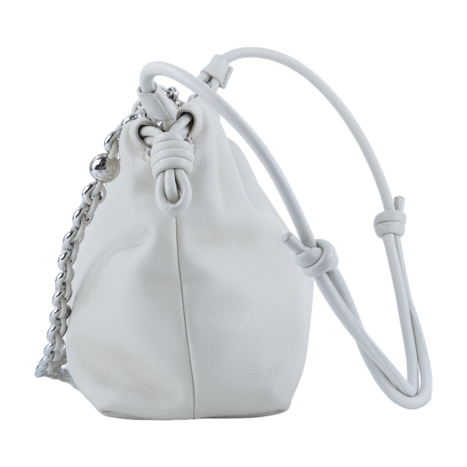 羅意威 LOEWE Flamenco Purse 中型 A411FCRXAP 米白Flamenco Purse中號 背帶/防塵袋