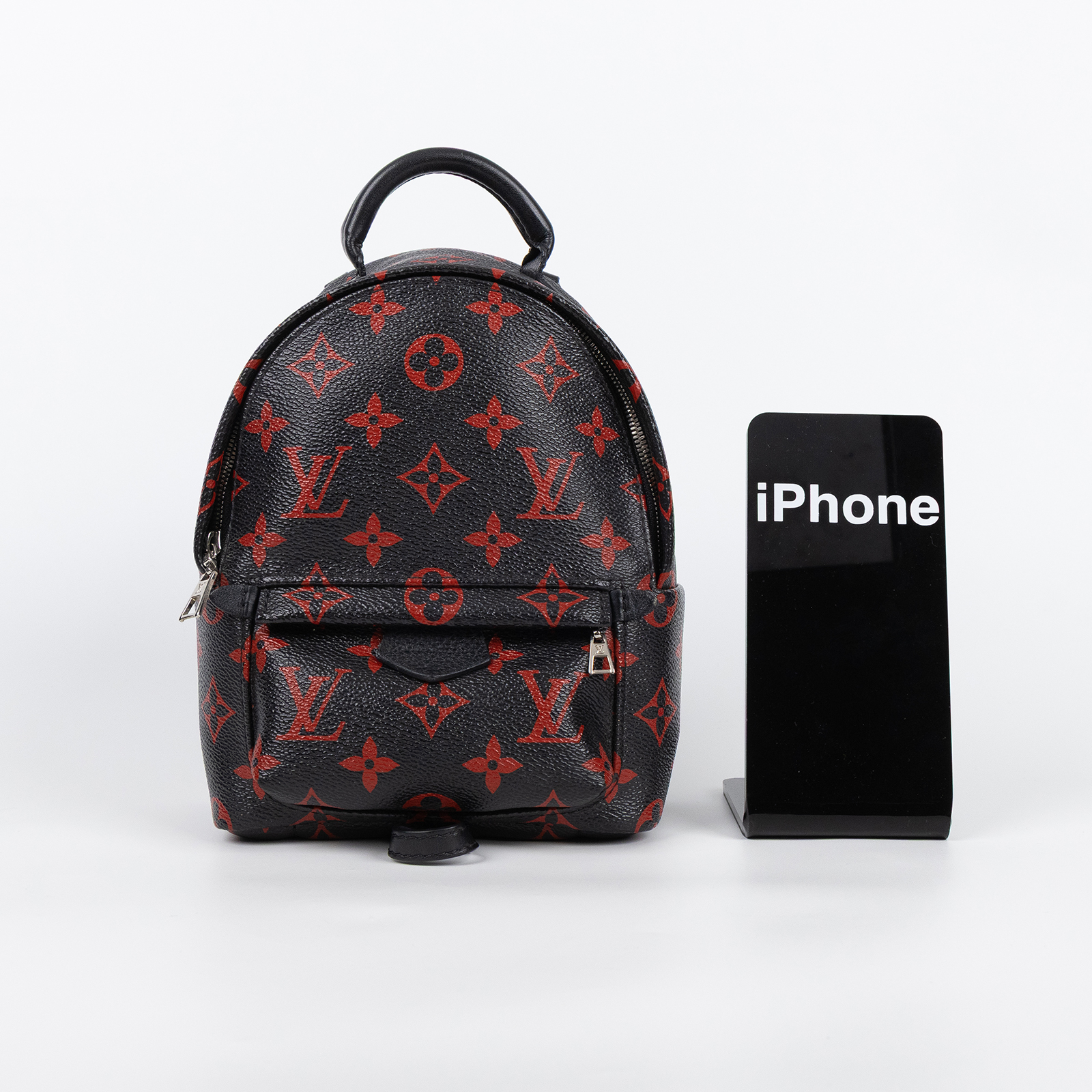 路易威登 LOUIS VUITTON Palm Springs Mini 迷你 雙肩 後背包 M41457 黑紅MINI後背包 背帶2