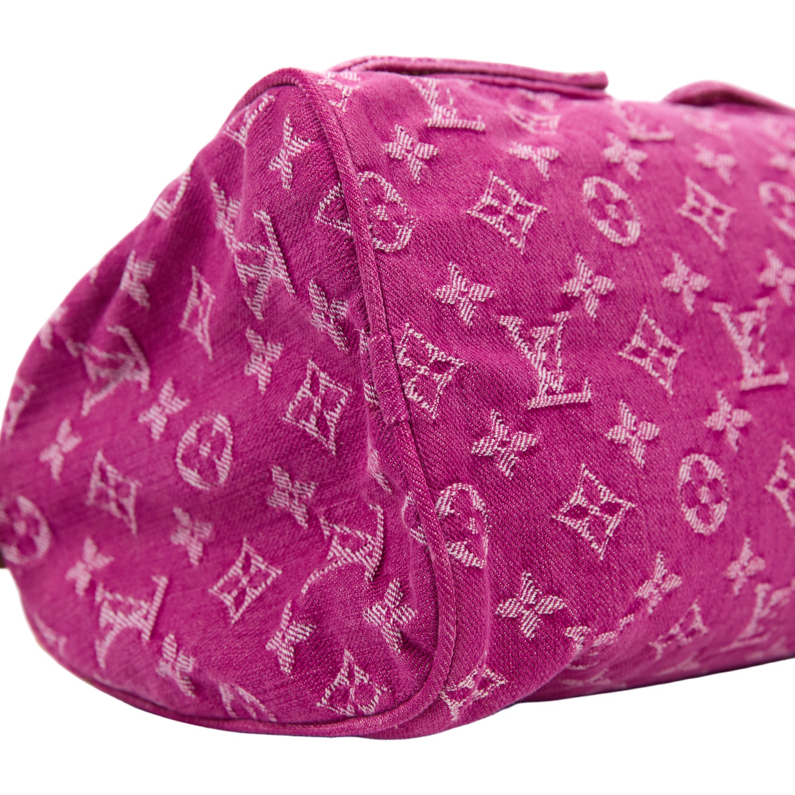 路易威登 LOUIS VUITTON Neo Speedy Denim 丹寧 雙口袋 波士頓 手提包 M95214 粉牛仔波士頓包 無附屬品