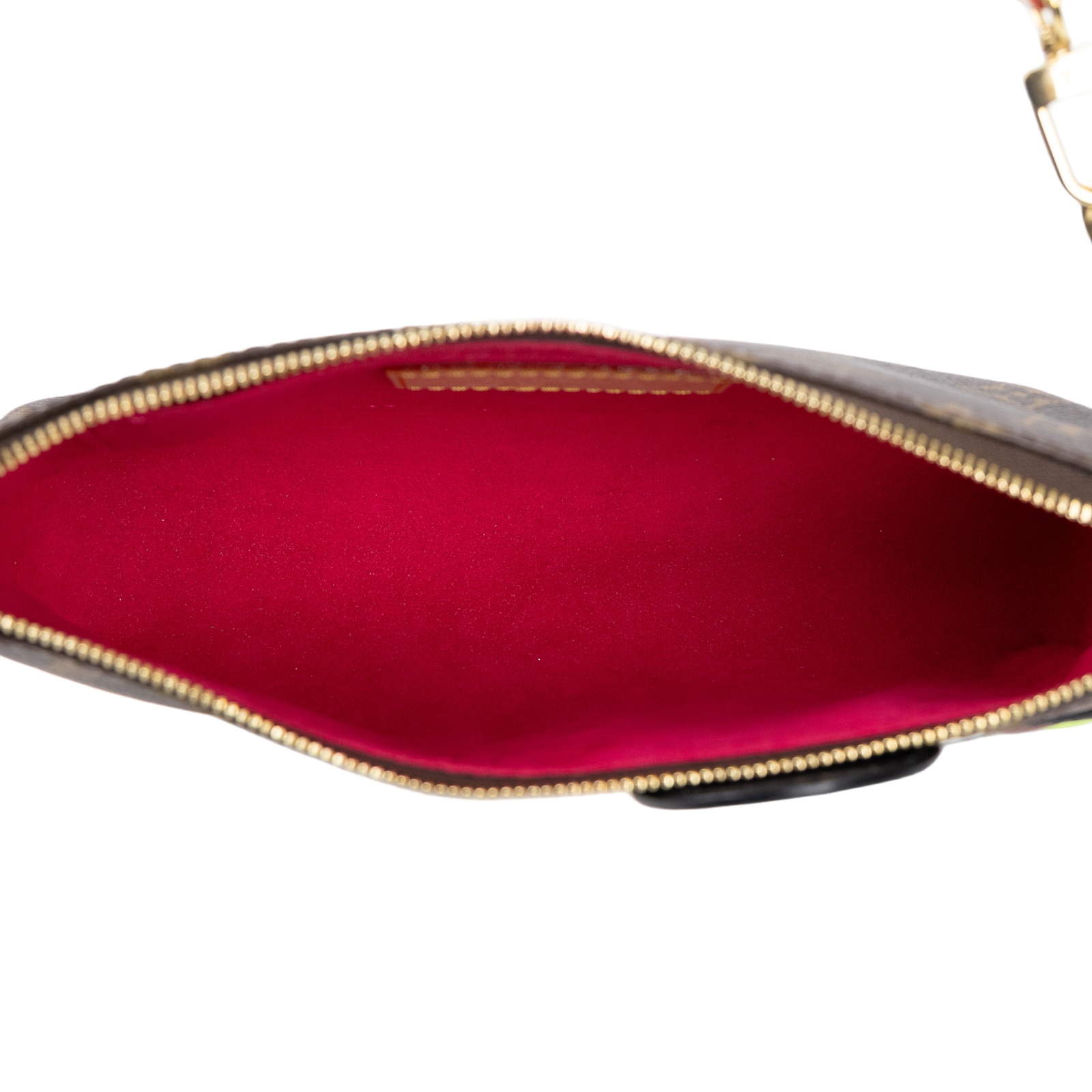 路易威登 LOUIS VUITTON 村上隆 麻將包 手提包 手拿包 Pochette Accessoires M13440 晶片款 村上隆娃娃麻將包 背帶2