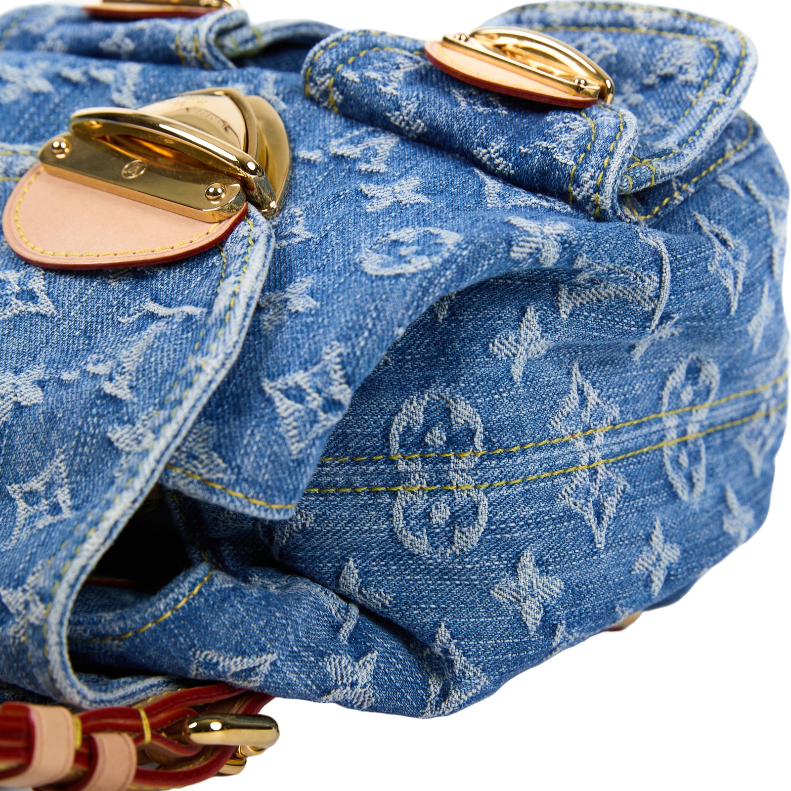 路易威登 LOUIS VUITTON Venice 雙肩包 後背包 M46836 晶片款 藍牛仔後背包 防塵袋