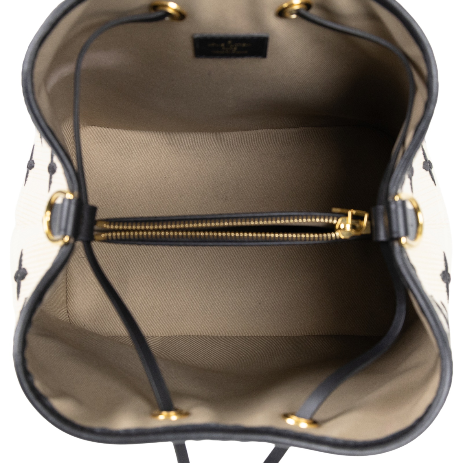 路易威登 LOUIS VUITTON NéoNoé MM 束口水桶包 M23080 晶片款 棉麻NEONOE MM 背帶