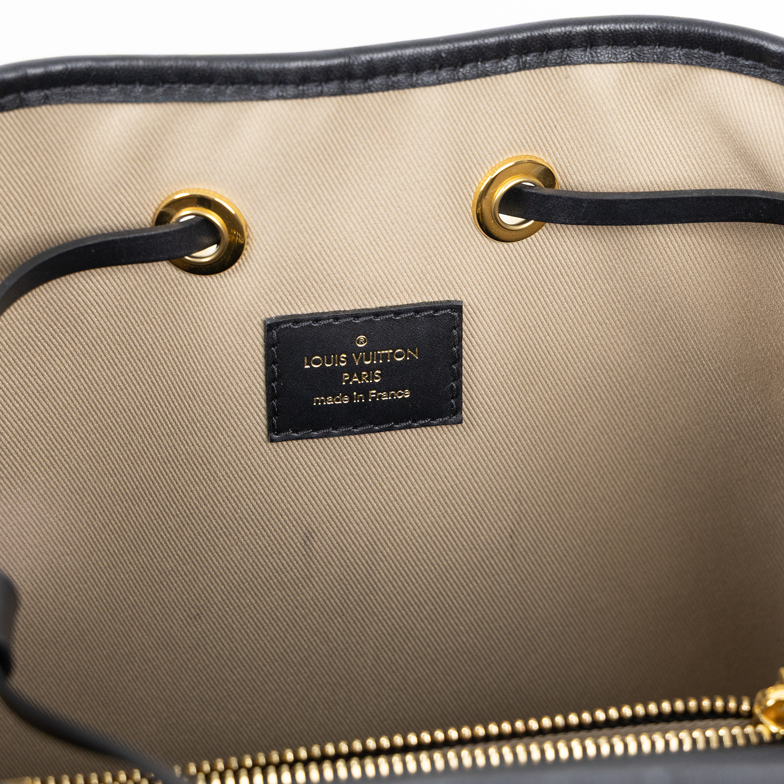 路易威登 LOUIS VUITTON NéoNoé MM 束口水桶包 M23080 晶片款 棉麻NEONOE MM 背帶