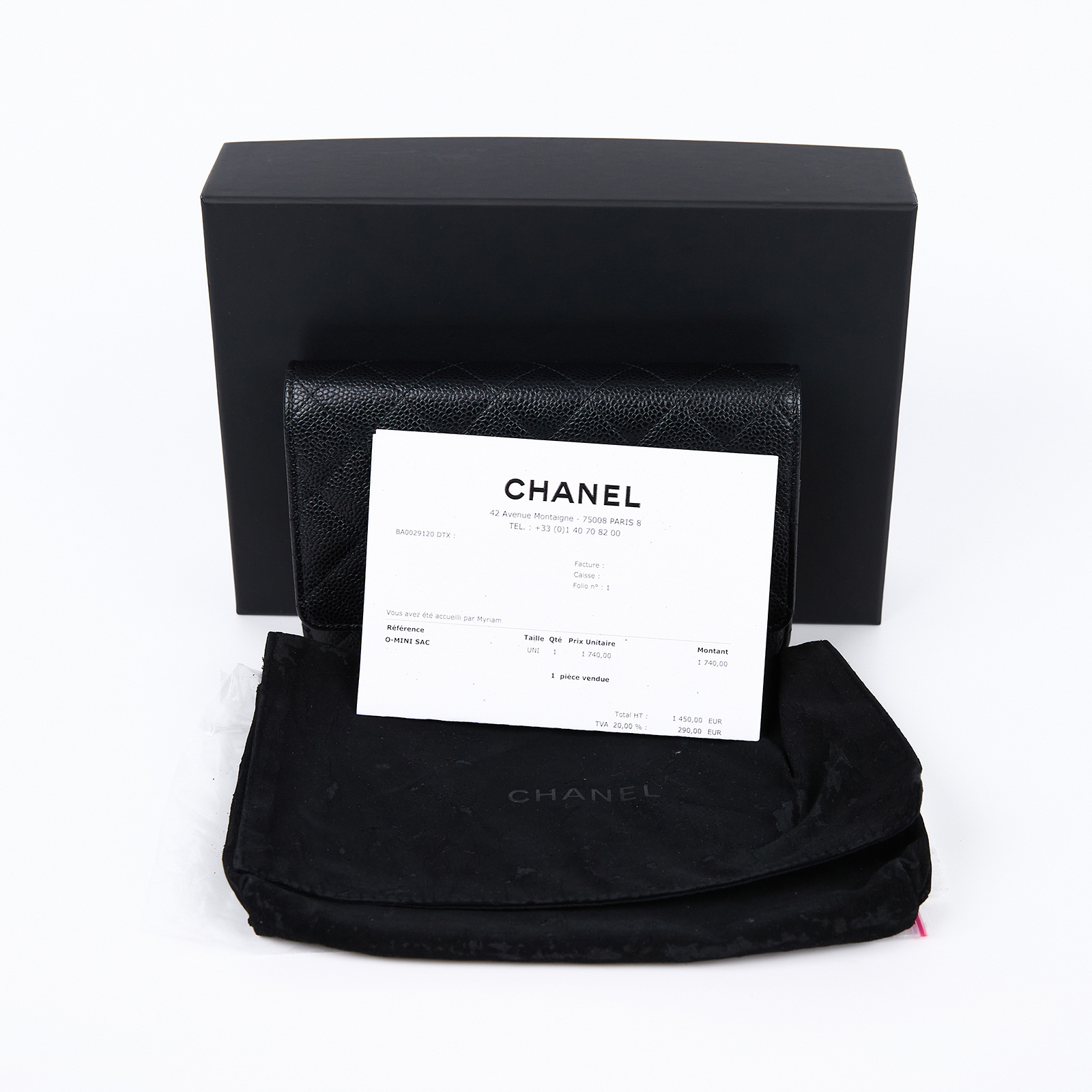 香奈兒 CHANEL CC LOGO 菱格紋 三用 woc 鏈帶包 A33814 22開黑荔枝金色LOGO WOC 原廠盒子/防塵袋/保證卡/購買證明