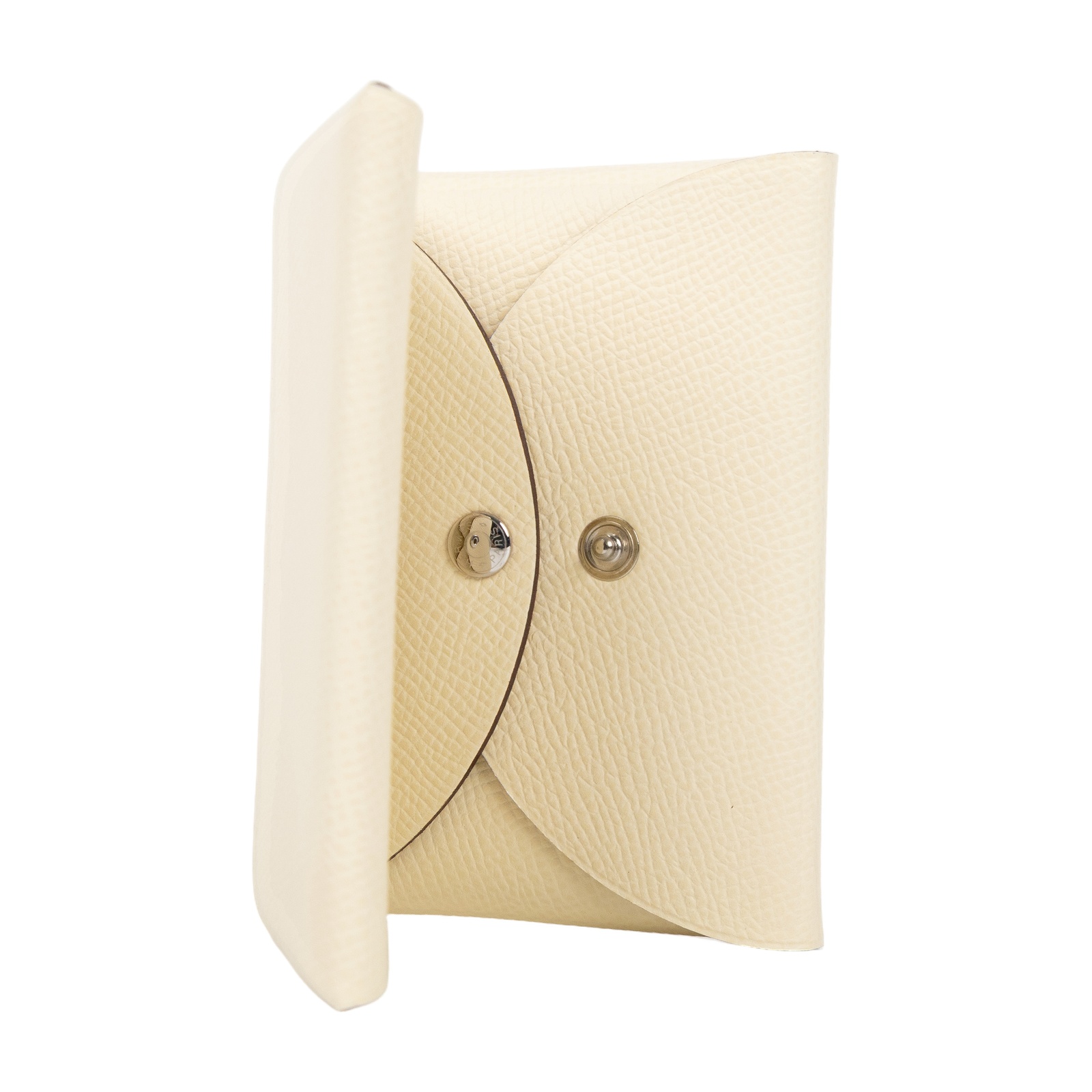 愛馬仕 Hermes Calvi Duo 卡包 CALD B MZ 001CS B刻奶昔白CALVI DUO 原廠盒子