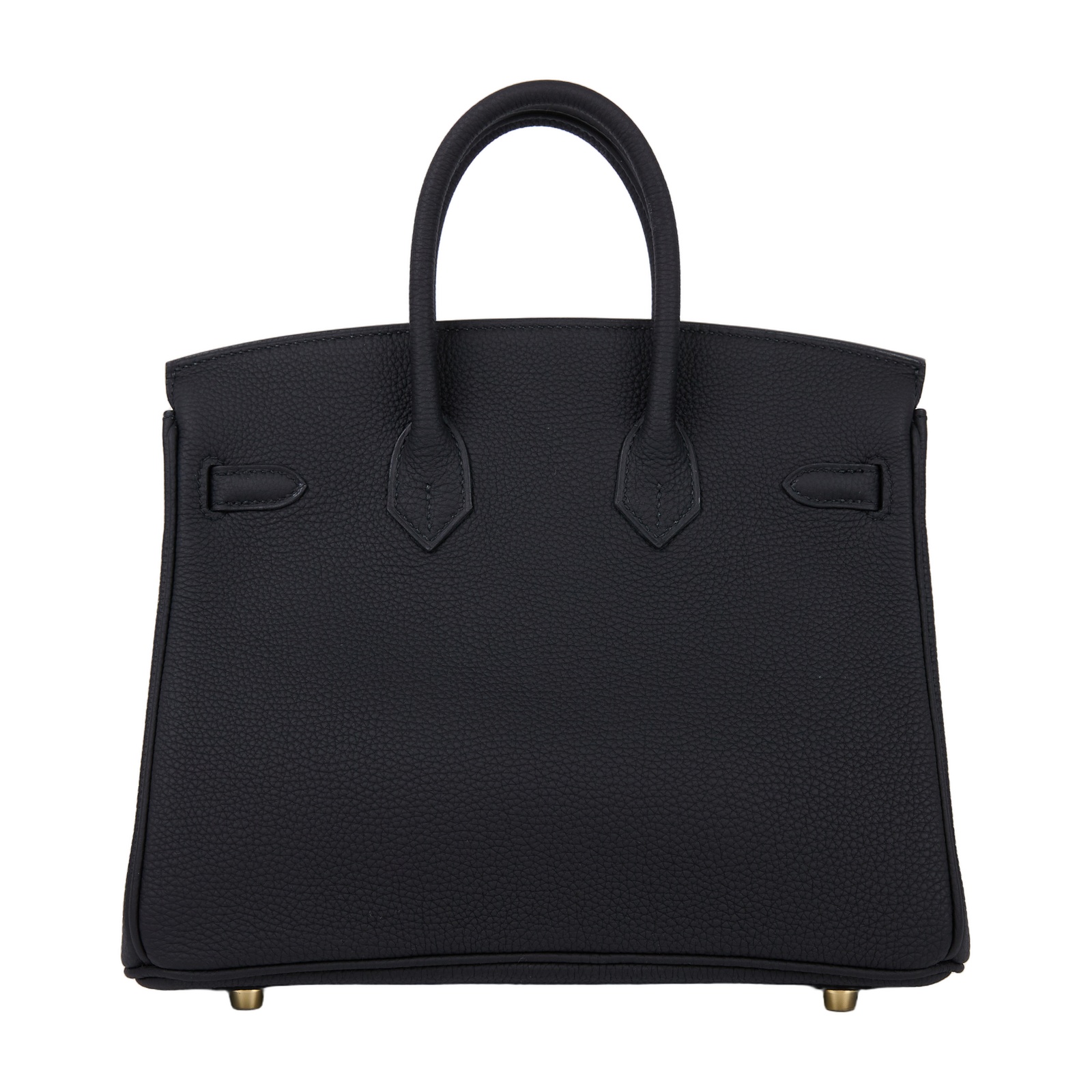 愛馬仕 Hermes Birkin Bag 柏金包 25 金色五金 黑色 H041344CC89 /  防塵袋/原廠盒子/鎖組/吊牌/購買證明/雨衣