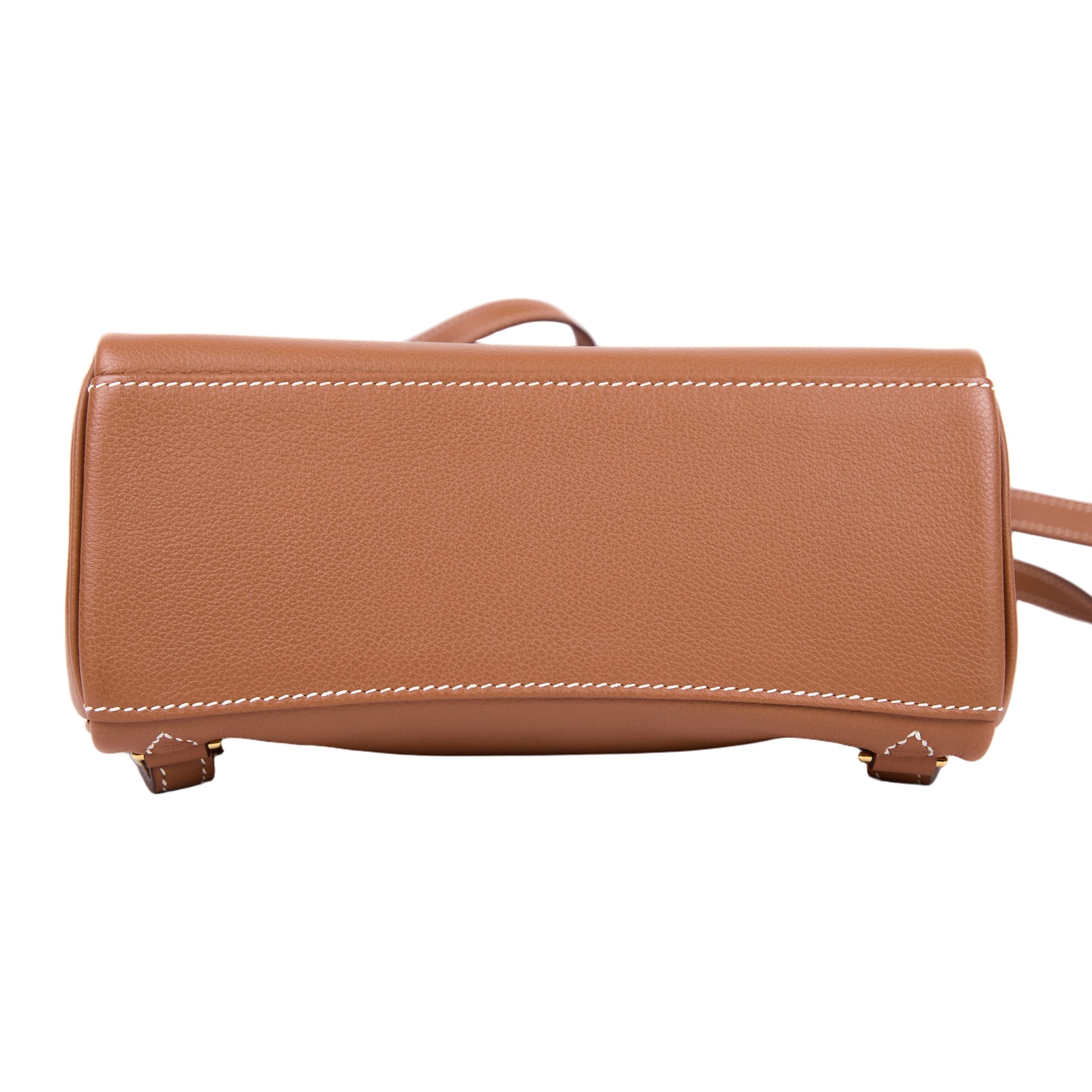 愛馬仕 Hermes Kelly Ado 後背包 金色五金 金棕色 H079015CC37 / Y刻 金棕KELLY ADO 防塵袋/原廠盒子/購買證明