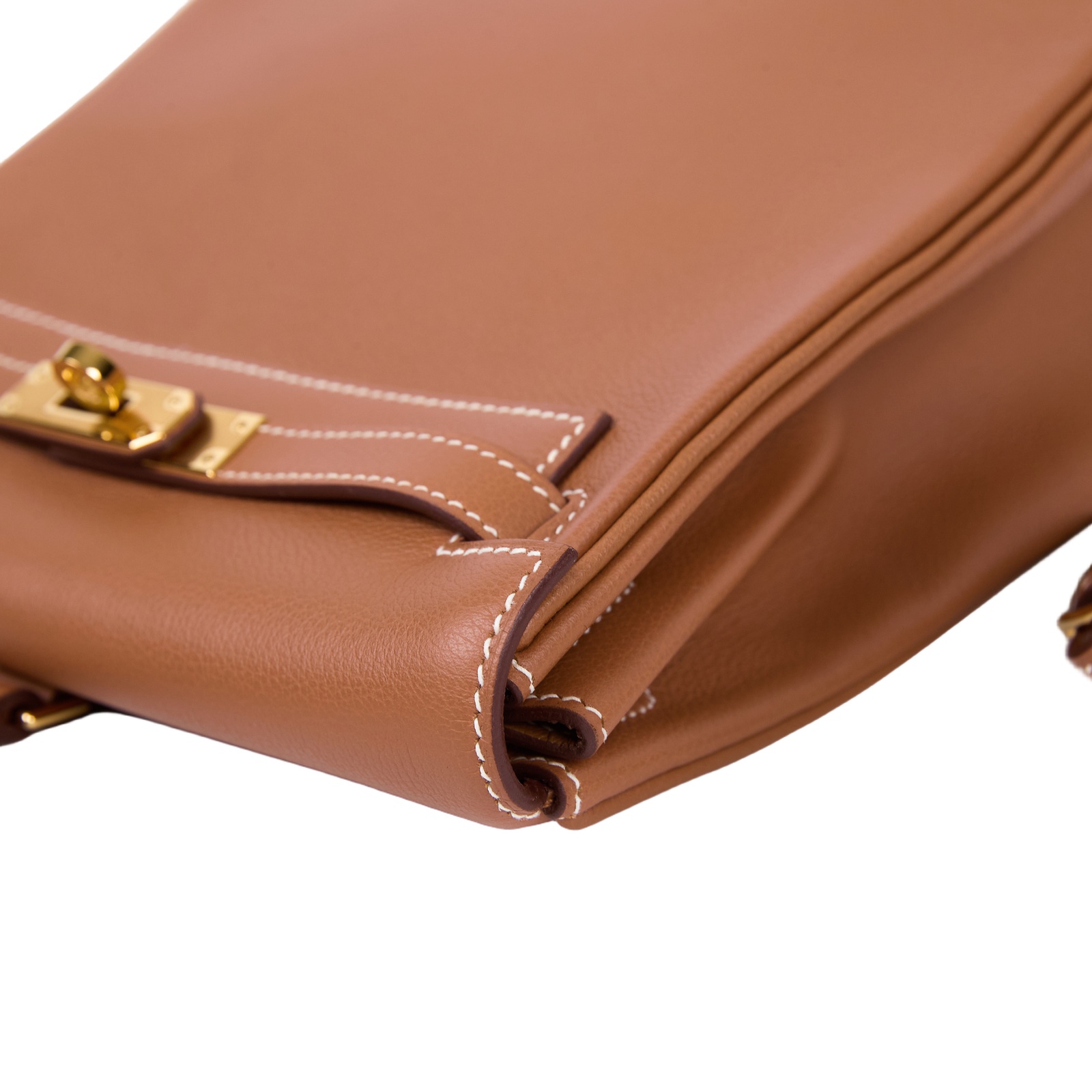 愛馬仕 Hermes Kelly Ado 後背包 金色五金 金棕色 H079015CC37 / Y刻 金棕KELLY ADO 防塵袋/原廠盒子/購買證明