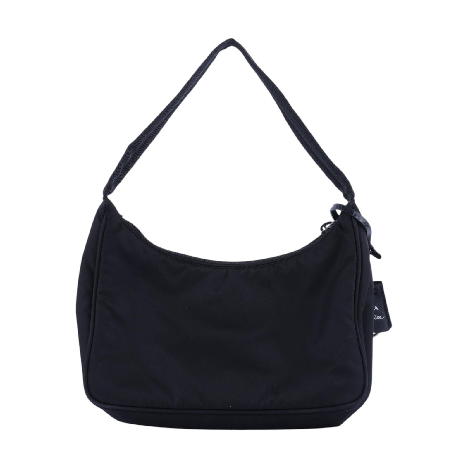 普拉達 PRADA Re-Edition 迷你 Hobo 包 1NE515_RDH0 黑尼龍HOBO腋下包 防塵袋/吊牌