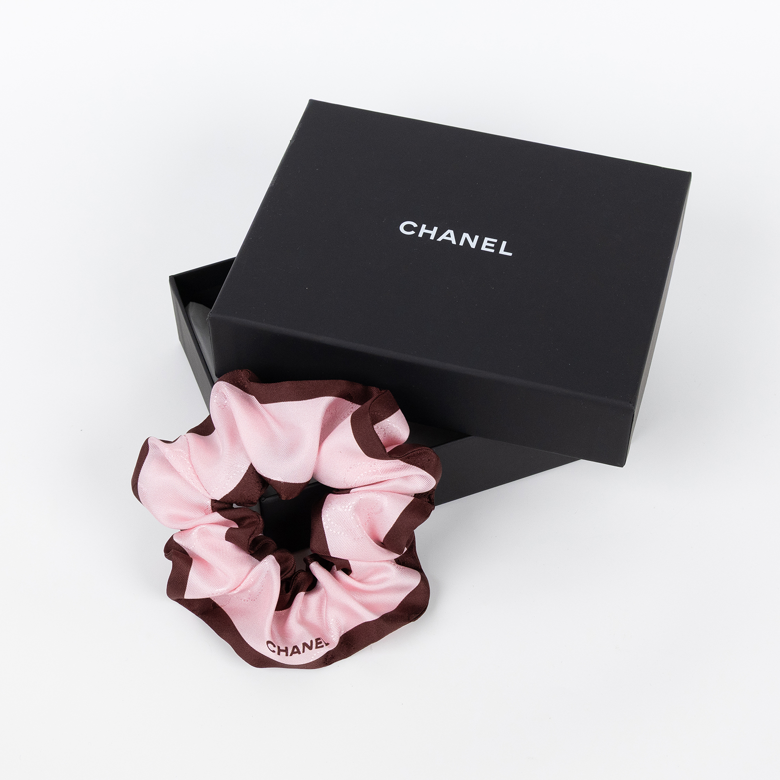 香奈兒 CHANEL 絲質 髮圈 AAB845 B23692 粉髮圈 原廠盒子