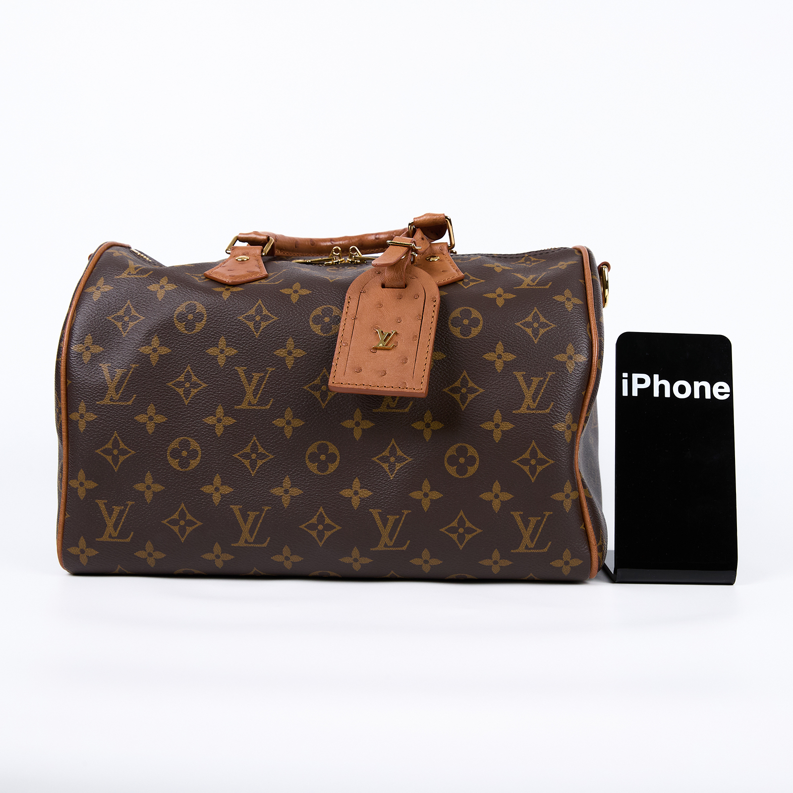 路易威登 LOUIS VUITTON Speedy Soft 30 Boho 手袋 N87212 晶片款  防塵袋/原廠盒子/購買證明/鎖組/吊飾/吊牌/背帶