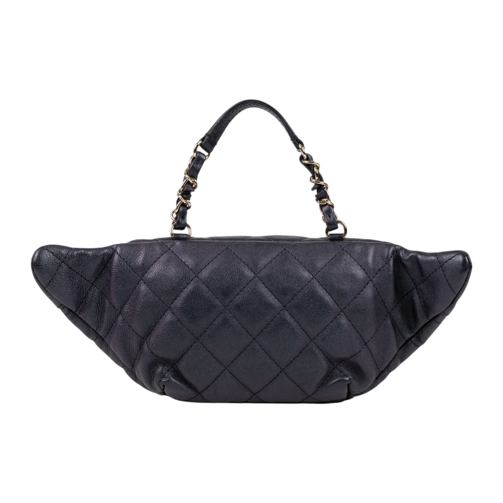 香奈兒 CHANEL 菱格紋 腰包 All About Waist Belt Bag AS0556 B00442 27開 黑牛珠光WAIST腰包 原廠盒子/防塵袋/保證卡/購買證明影本