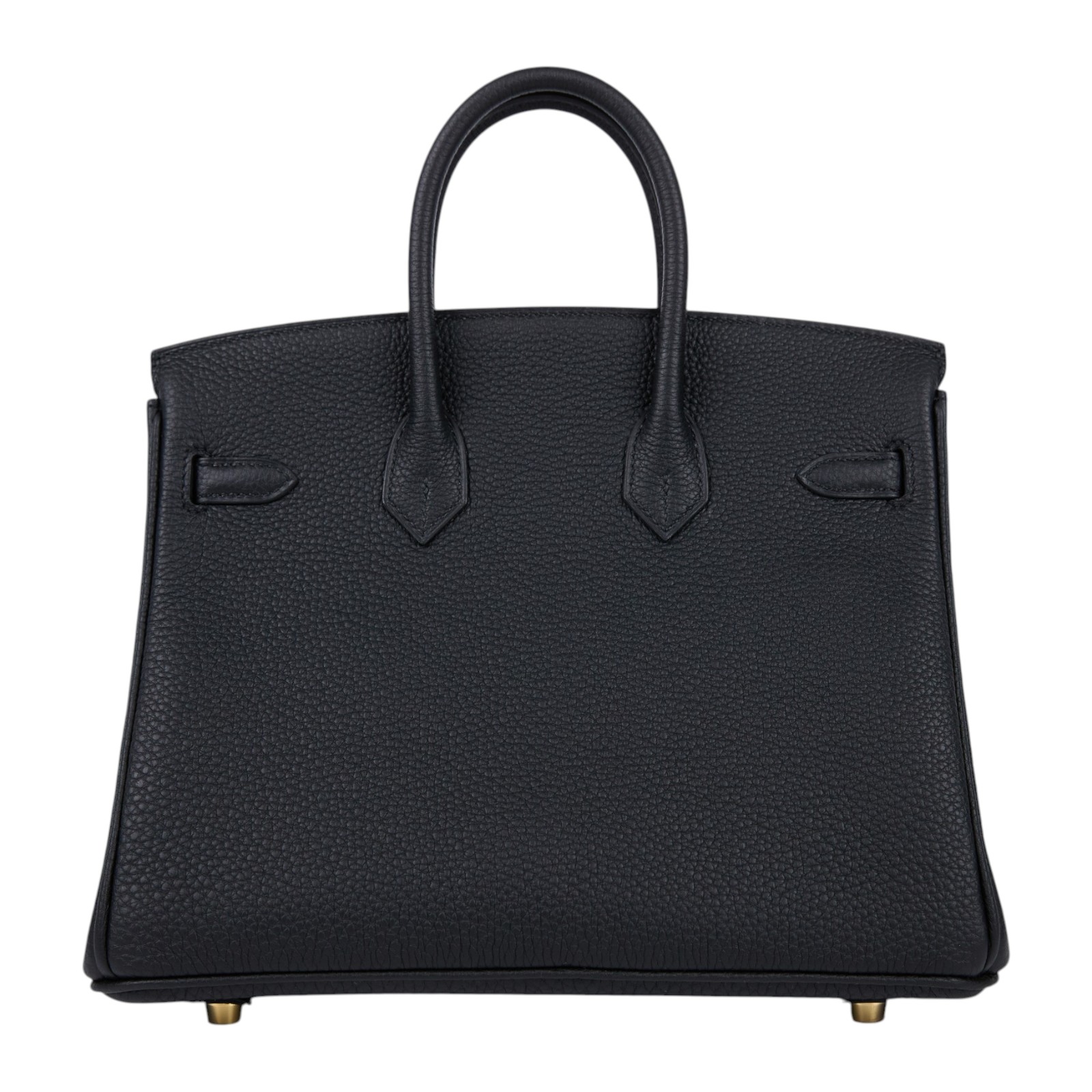 愛馬仕 Hermes Birkin Bag 柏金包 25 金色五金 黑色 H041344CC89 /  防塵袋/原廠盒子/鎖組/購買證明