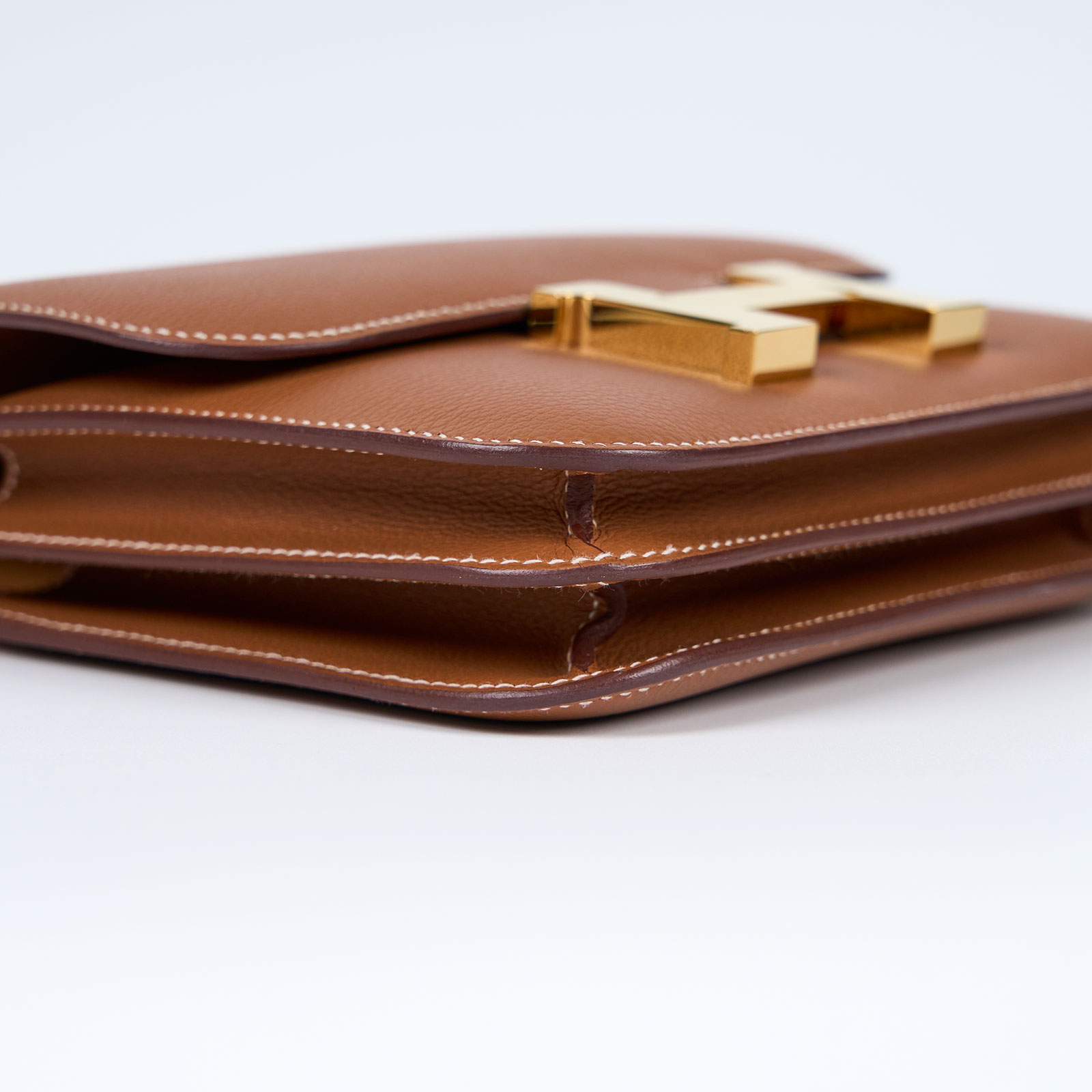 愛馬仕 Hermes Constance Bag 康康包 18 CN18 Z 刻 金棕CONSTANCE18 防塵袋