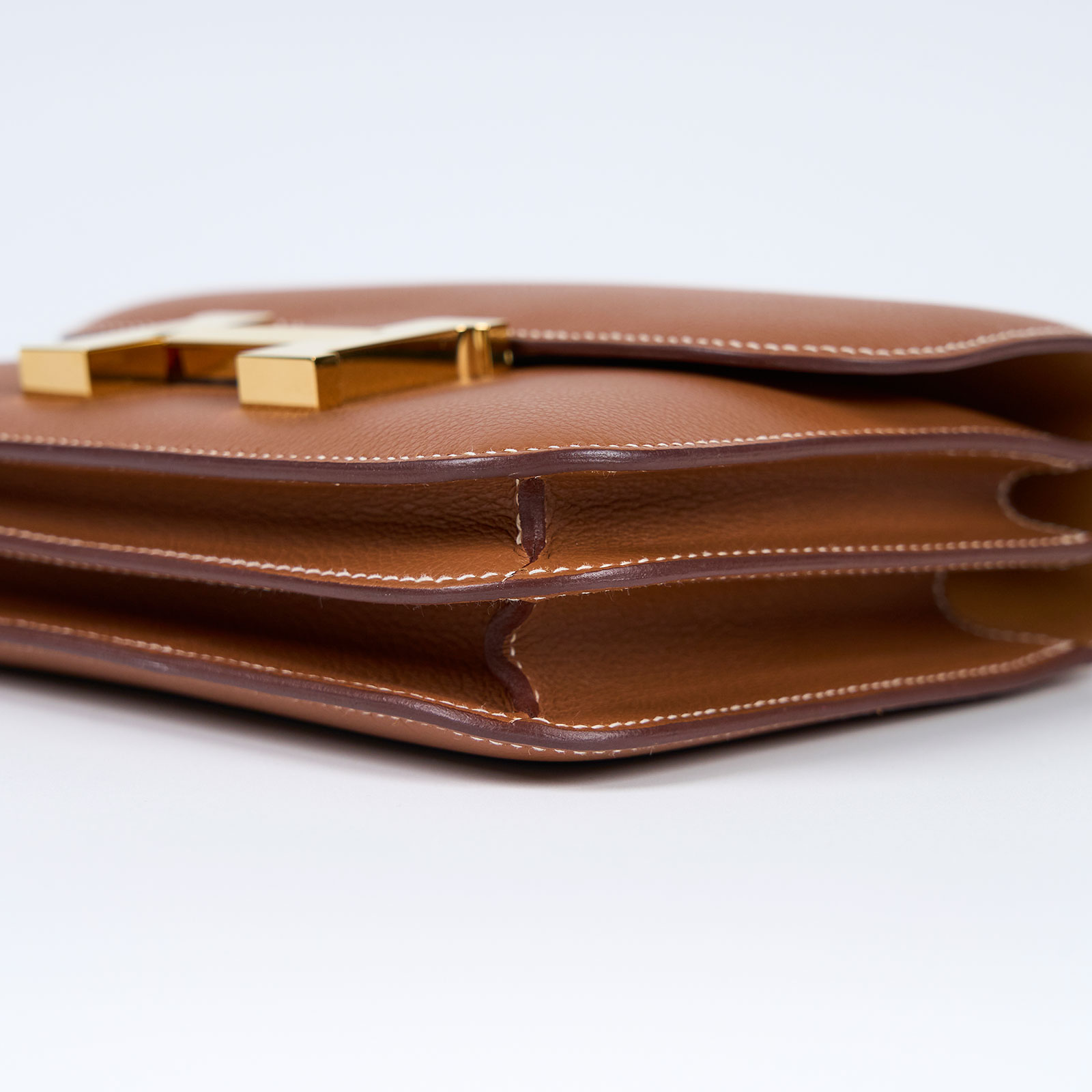 愛馬仕 Hermes Constance Bag 康康包 18 CN18 Z 刻 金棕CONSTANCE18 防塵袋