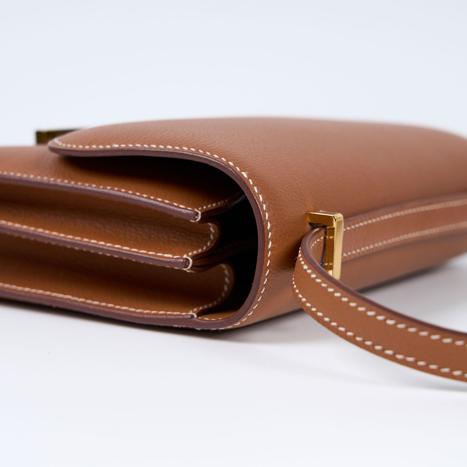 愛馬仕 Hermes Constance Bag 康康包 18 CN18 Z 刻 金棕CONSTANCE18 防塵袋