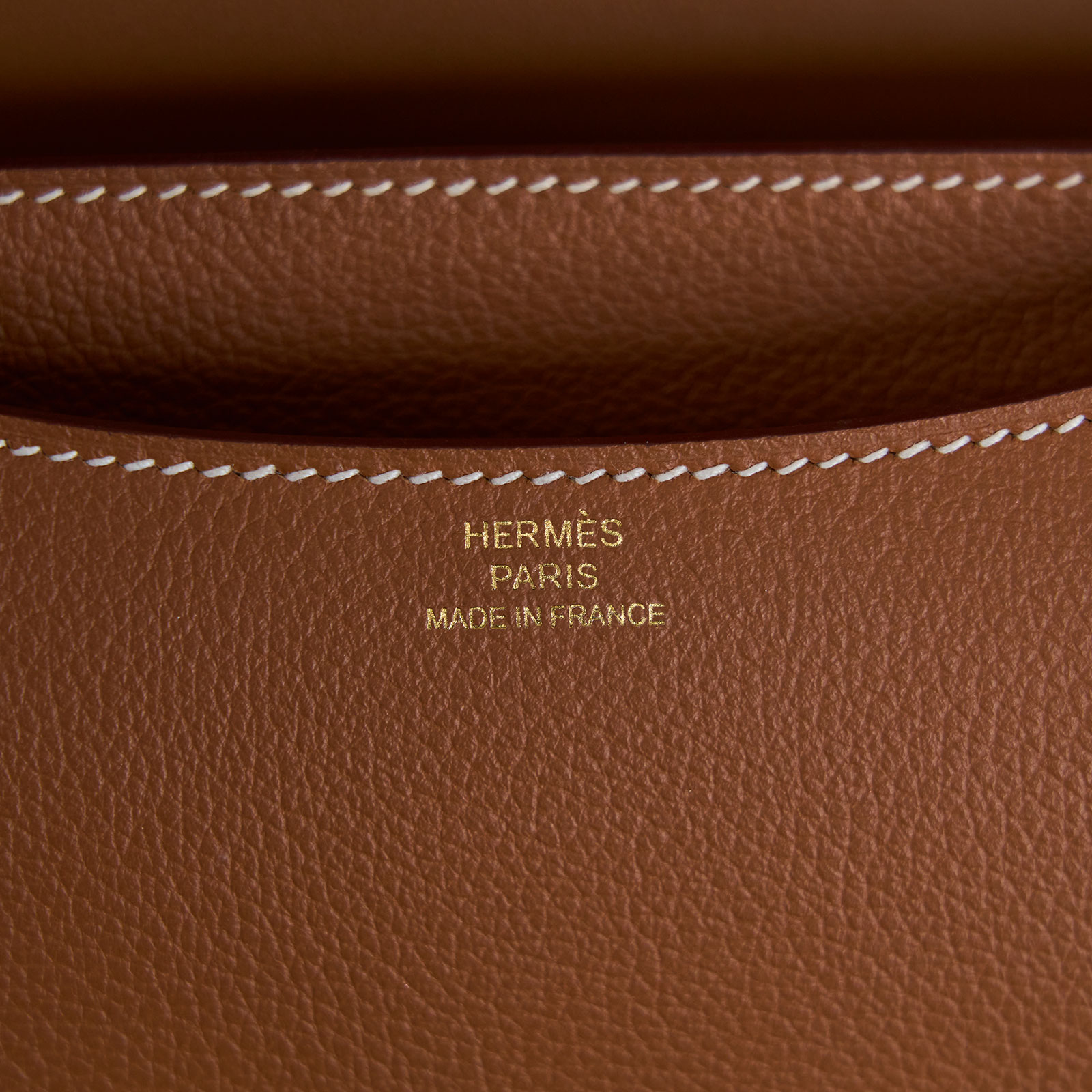 愛馬仕 Hermes Constance Bag 康康包 18 CN18 Z 刻 金棕CONSTANCE18 防塵袋