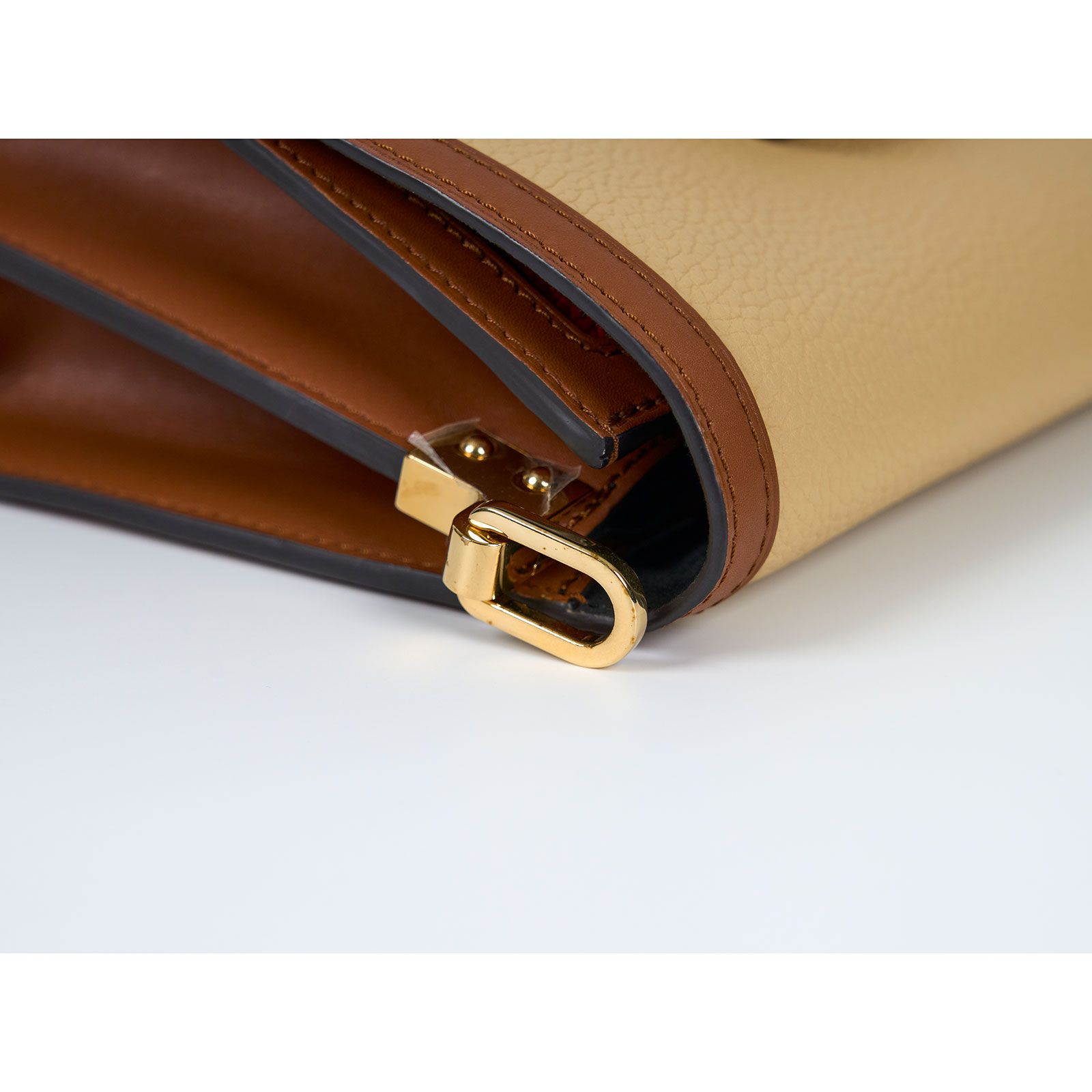 路易威登 LOUIS VUITTON Dauphine MM 手提包 雙色翻蓋斜背 鏈帶包 M53830 米紅拚色DAUPHINE 原廠盒子/防塵袋/背帶X2