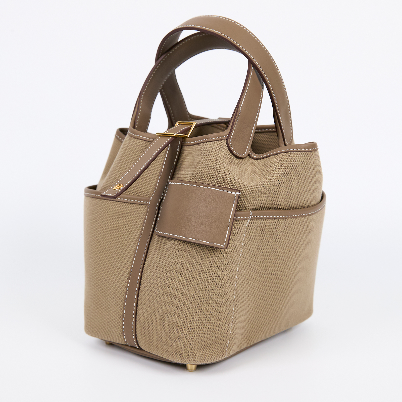 愛馬仕 Hermes Picotin Lock 18 菜籃子包 PT18 W刻 ☆大象灰CARGO PICOTIN18 原廠盒子/防塵袋/鎖組