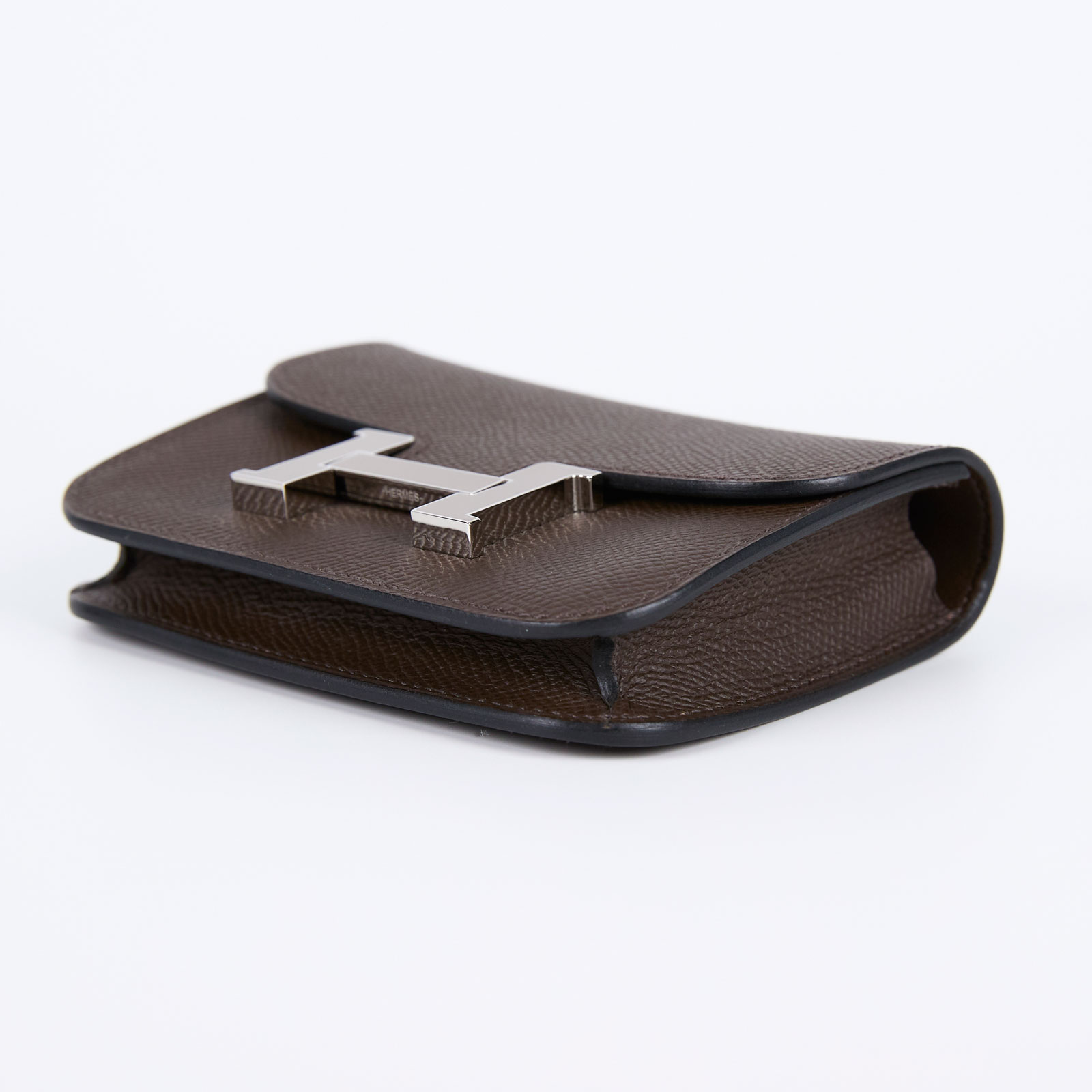 愛馬仕 Hermes Constance Bag Epsom 康康包 短夾 Slim  CNSLIM B刻/色號4C  原廠盒子/防塵袋/國外購買證明