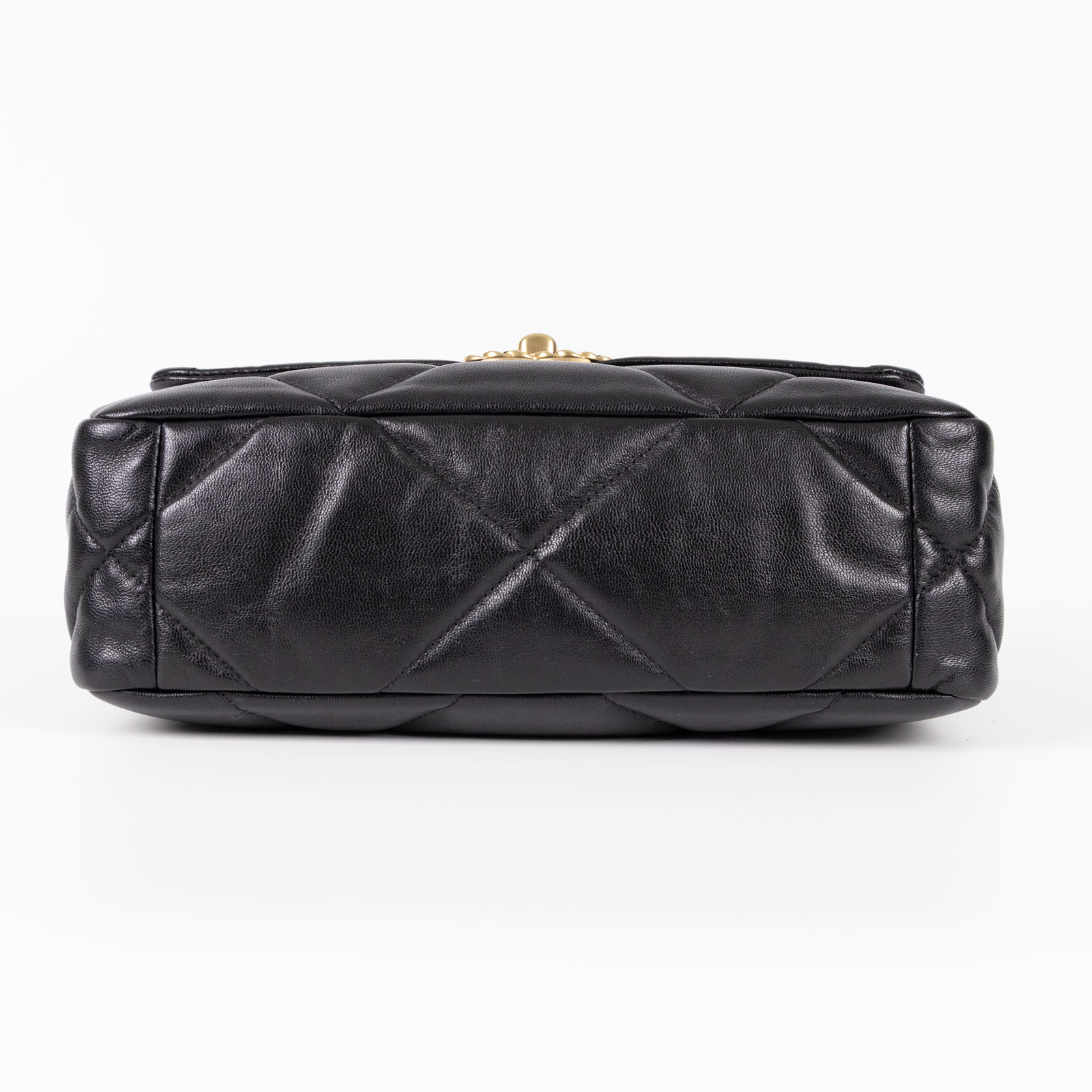 香奈兒 CHANEL 19 口蓋包 菱格紋 金銀鍊帶 手提 肩背包 AS1160 30開黑羊19包 26CM 原廠盒子/防塵袋/保證卡