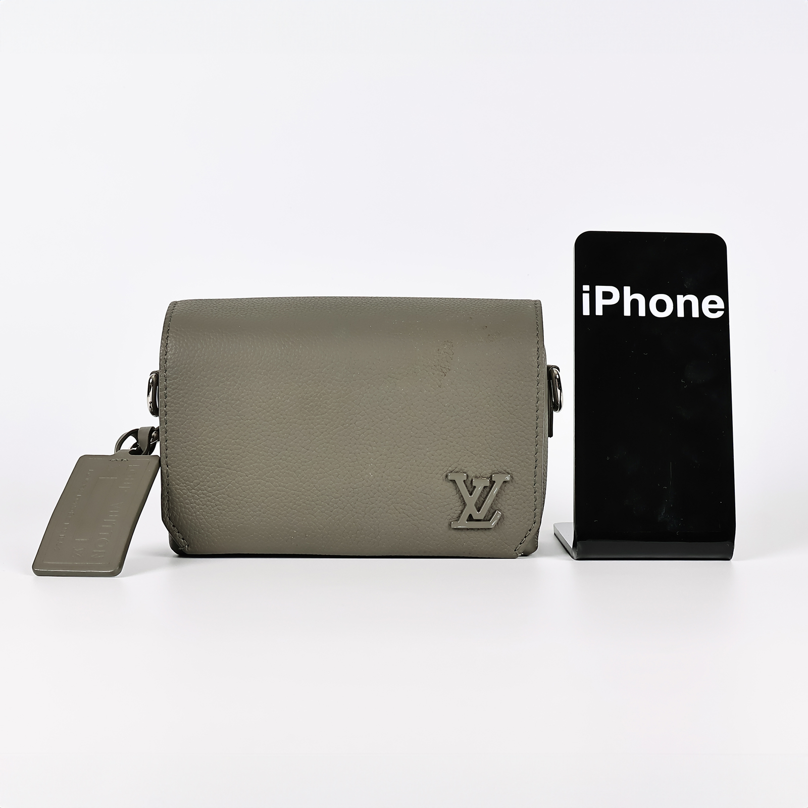 路易威登 LOUIS VUITTON 翻蓋隨身錢包 綠色 M82086 晶片款 綠翻蓋隨身錢包 無附屬品