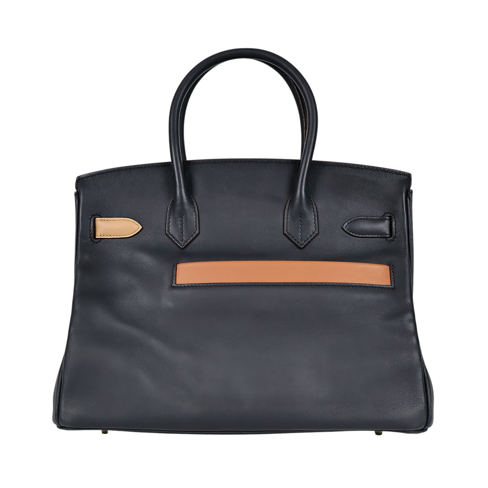 愛馬仕 Hermes Birkin Bag 柏金包 30 BK30 B刻 ☆深藍色BIRKIN 30 COLORMATIC 原廠盒子/防塵袋/雨衣/鎖組