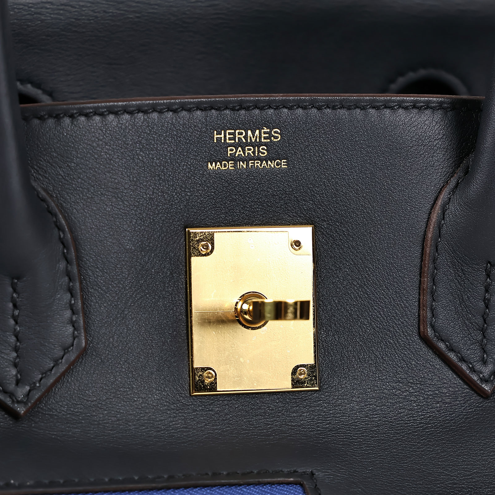 愛馬仕 Hermes Birkin Bag 柏金包 30 BK30 B刻 ☆深藍色BIRKIN 30 COLORMATIC 原廠盒子/防塵袋/雨衣/鎖組
